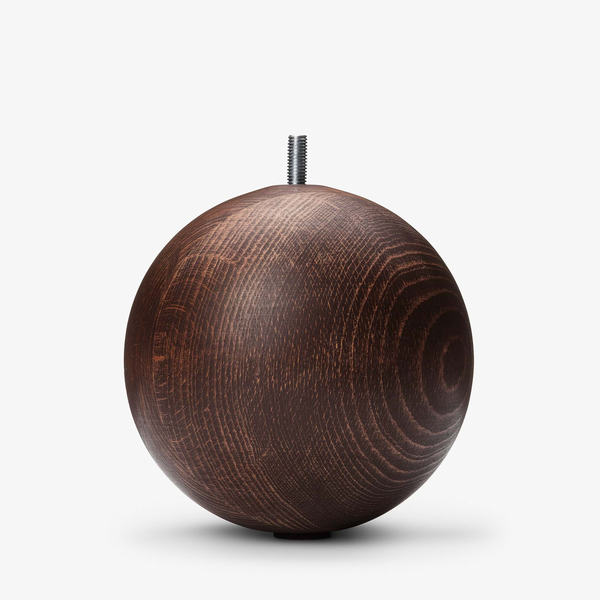 Giotto - möbelben i trä 13,5 cm - Walnut