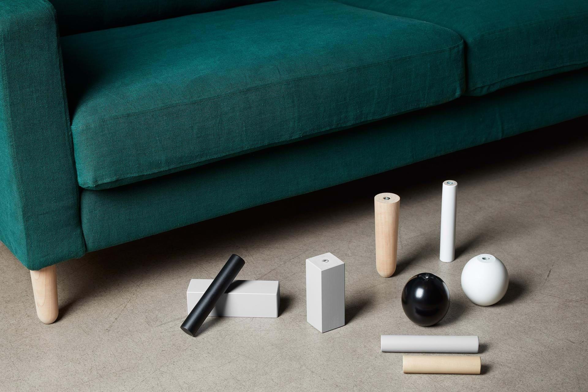 Verwandele dein Sofa mit Möbelbeinen von Bemz