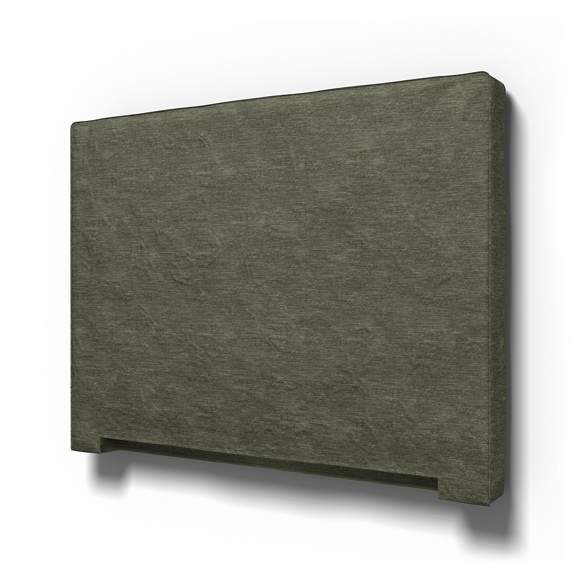 IKEA - Abelvar Headboard Cover, Green Grey, Velvet - Bemz