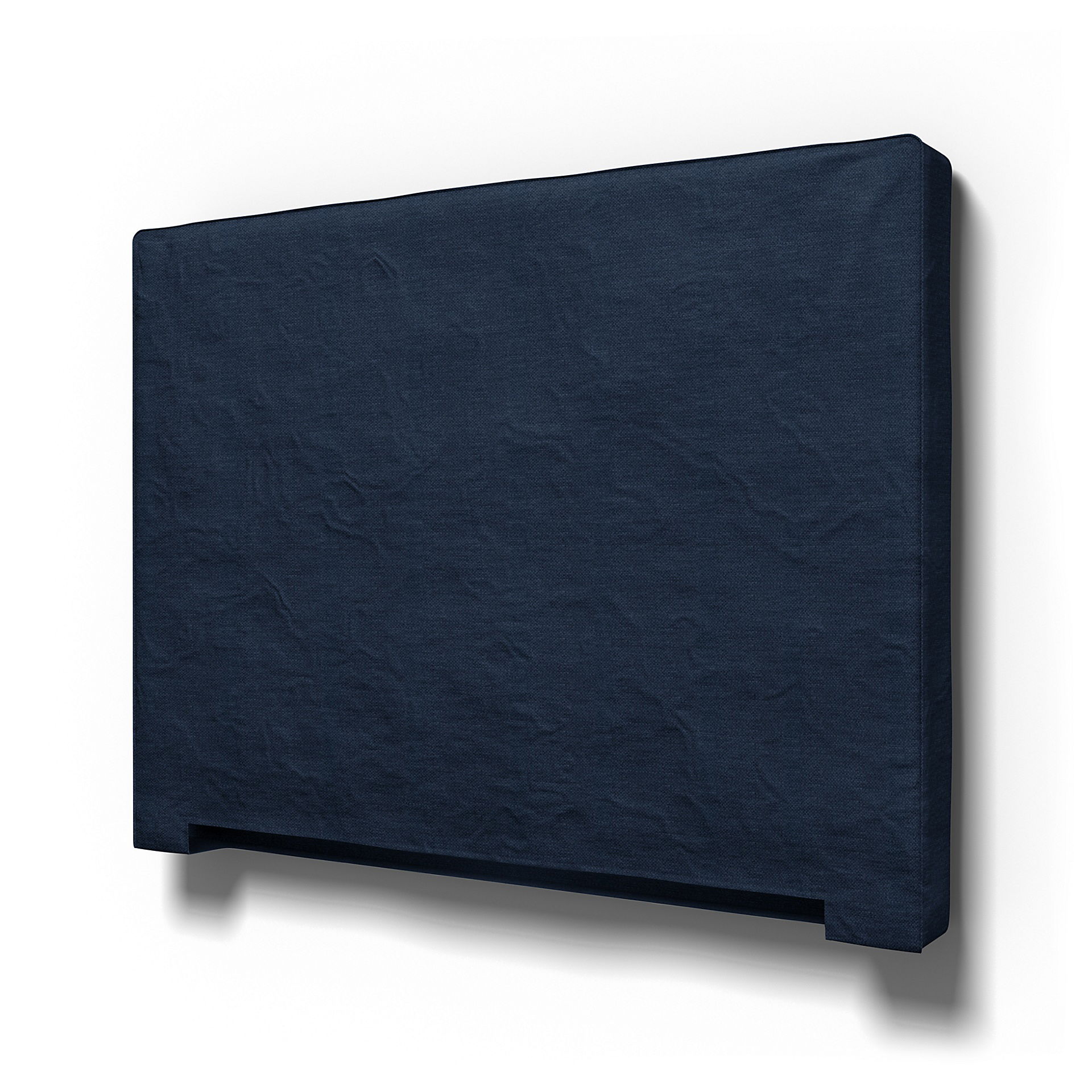 IKEA - Överdrag till Abelvär sänggavel, Navy Blue, Linne - Bemz