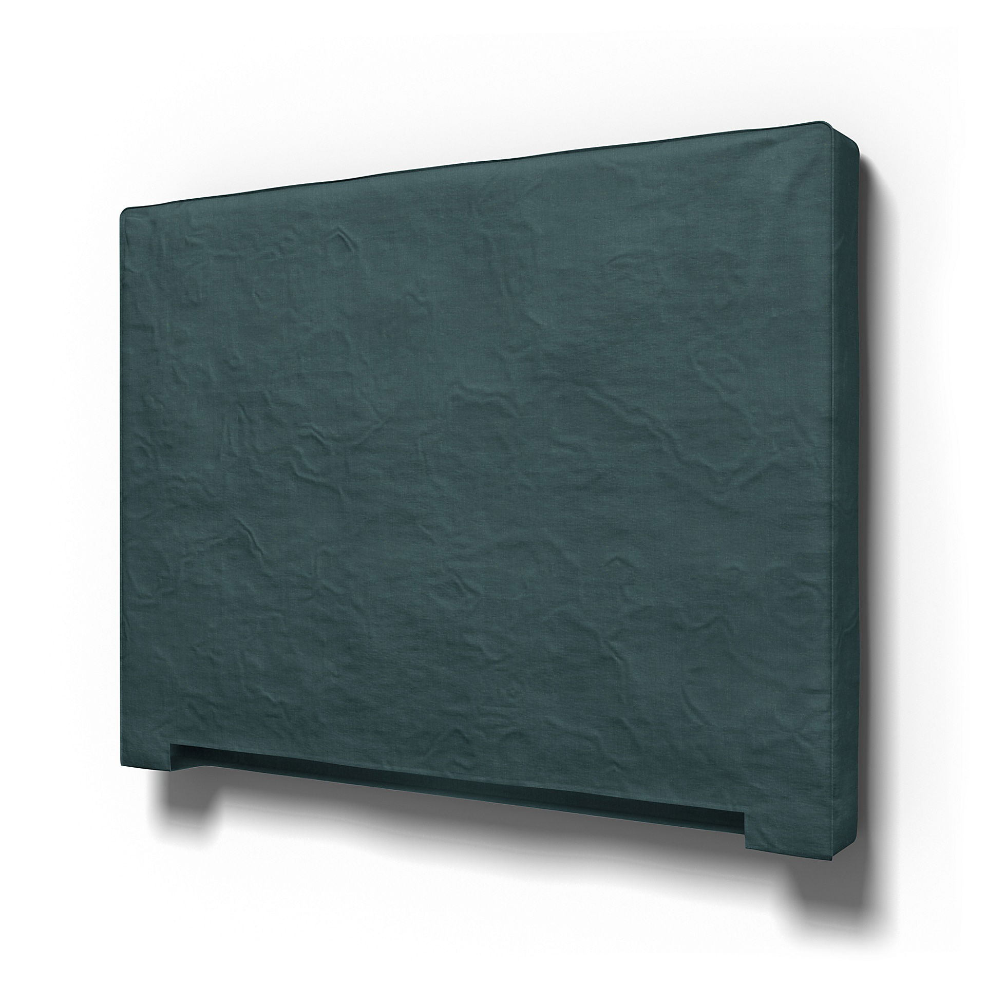 IKEA - Abelvär Headboard Cover, Slate Blue, Linen - Bemz