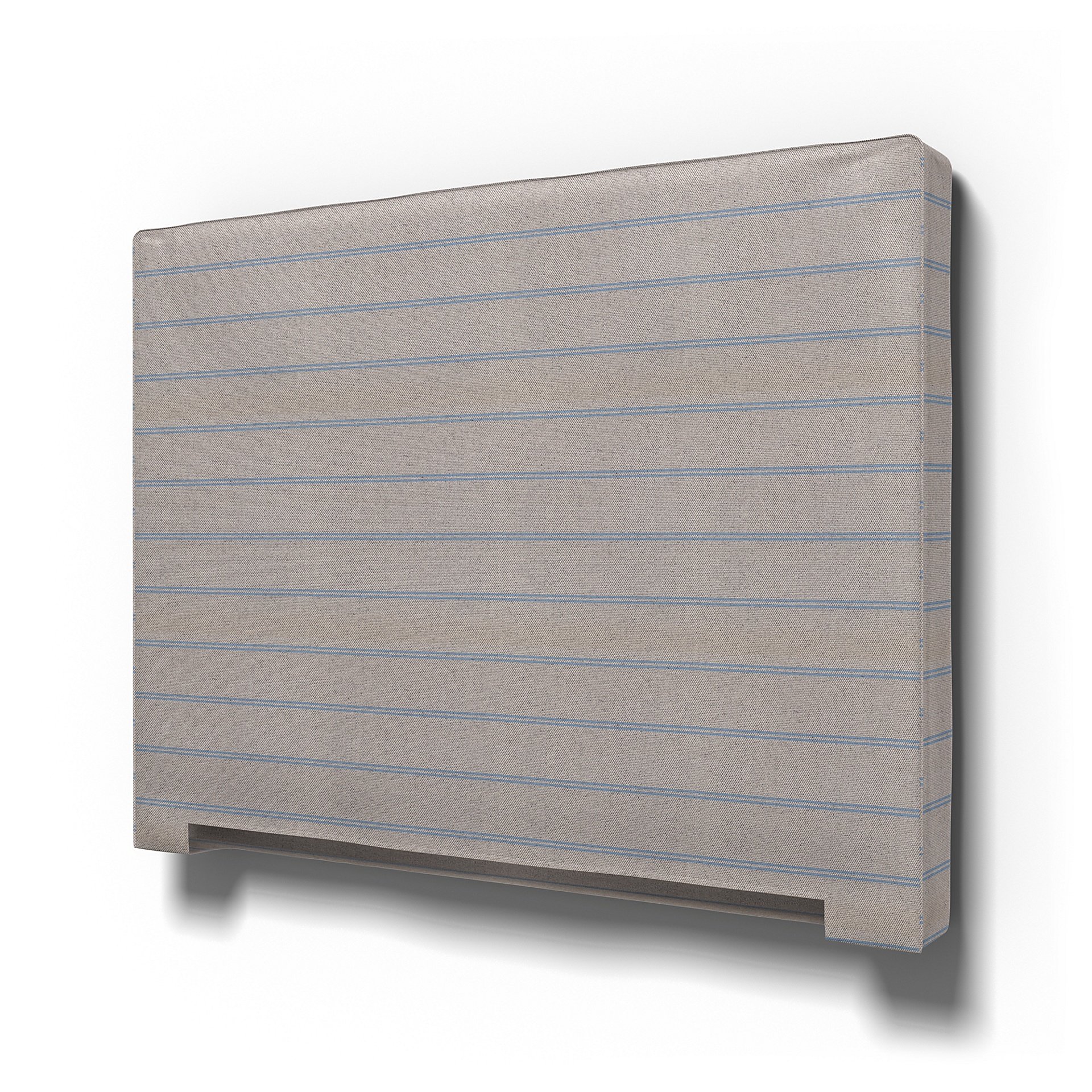 IKEA - Abelvar Headboard Cover, Blue Stripe, Cotton - Bemz