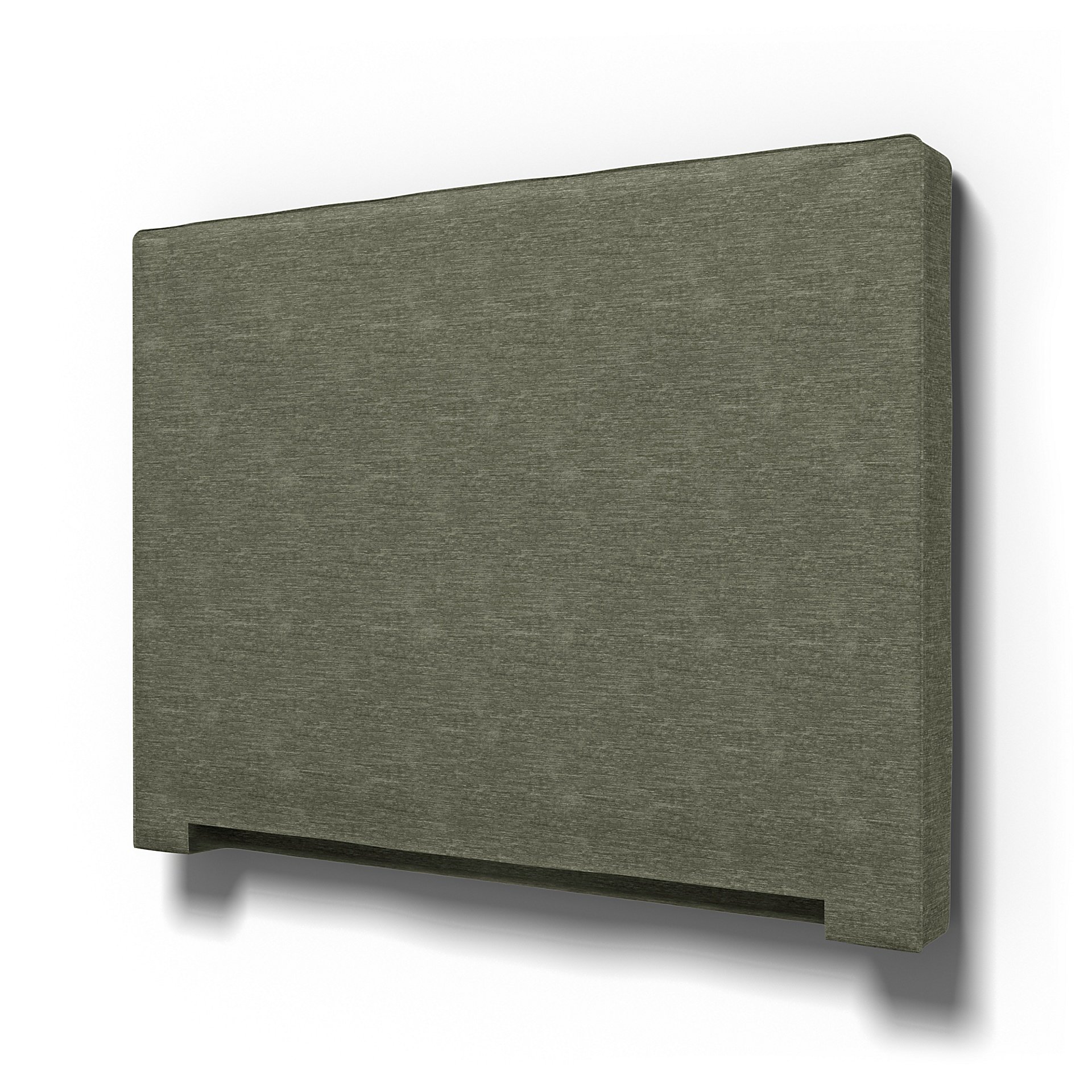 IKEA - Abelvar Headboard Cover, Green Grey, Velvet - Bemz