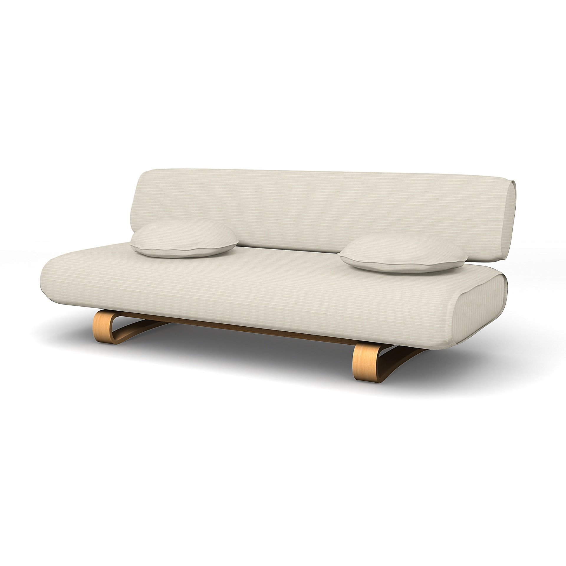 IKEA - Allerum Sofa Bed Cover, Tofu, Corduroy - Bemz