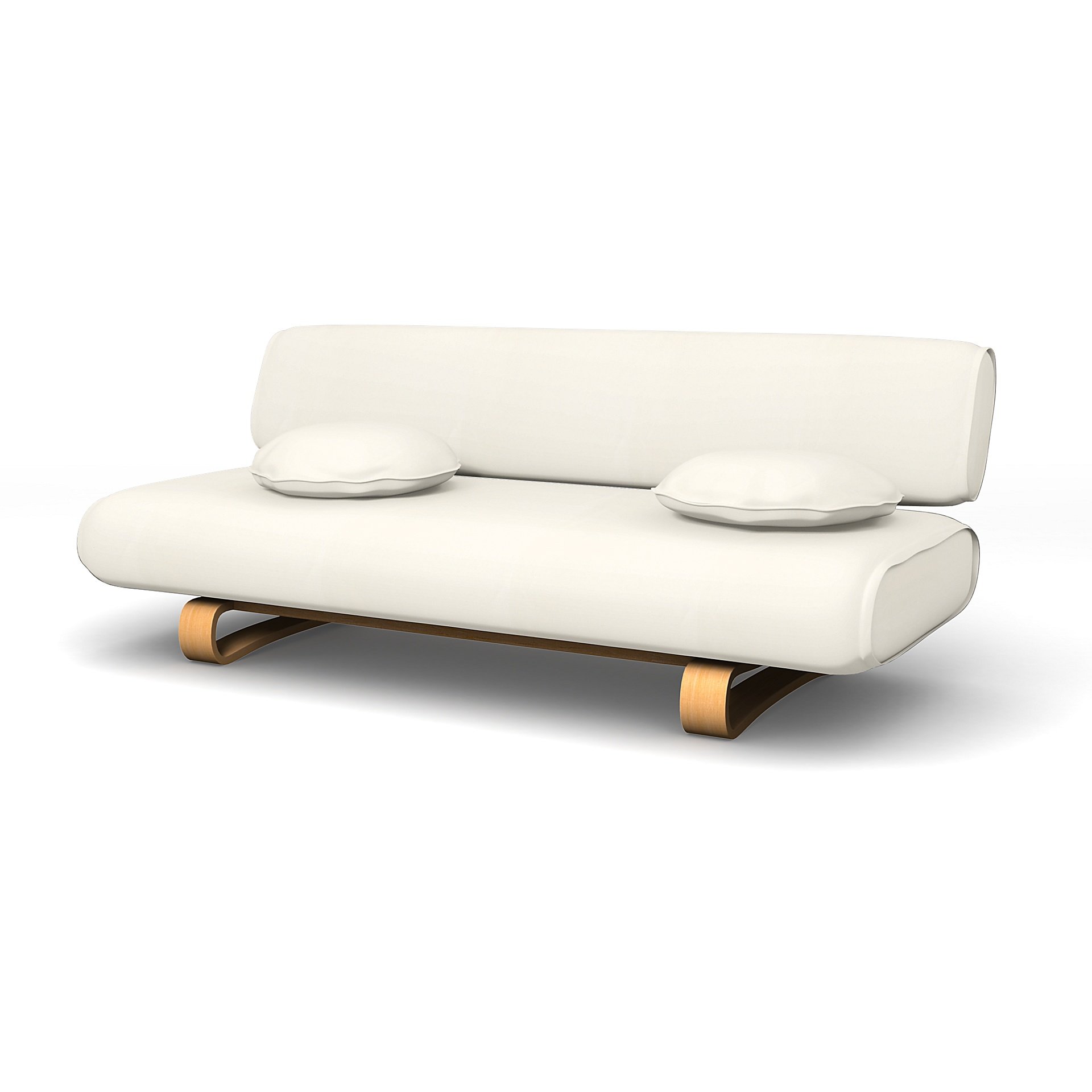 IKEA - Allerum Sofa Bed Cover, Mole Brown, Boucle & Texture - Bemz