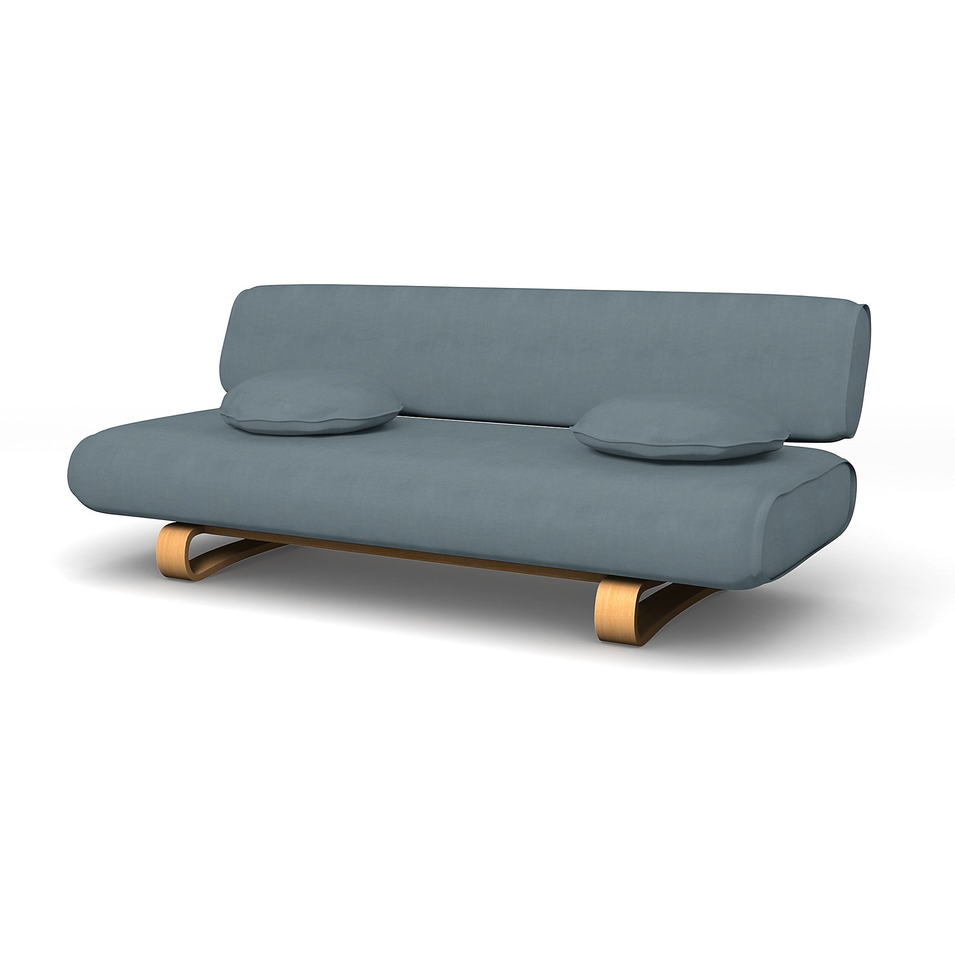 IKEA - Allerum Sofa Bed Cover, Dusk, Linen - Bemz