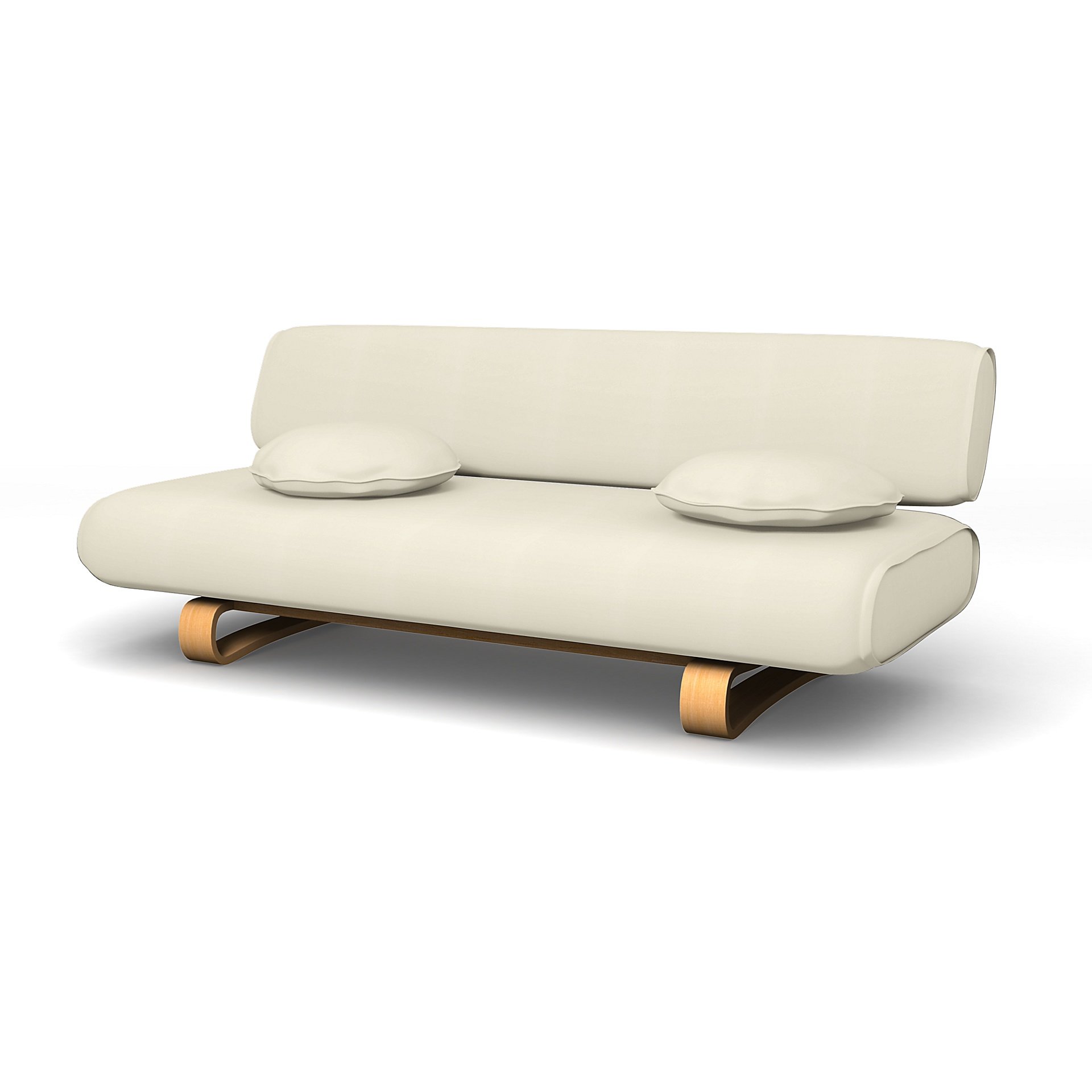 IKEA - Allerum Sofa Bed Cover, Tofu, Cotton - Bemz