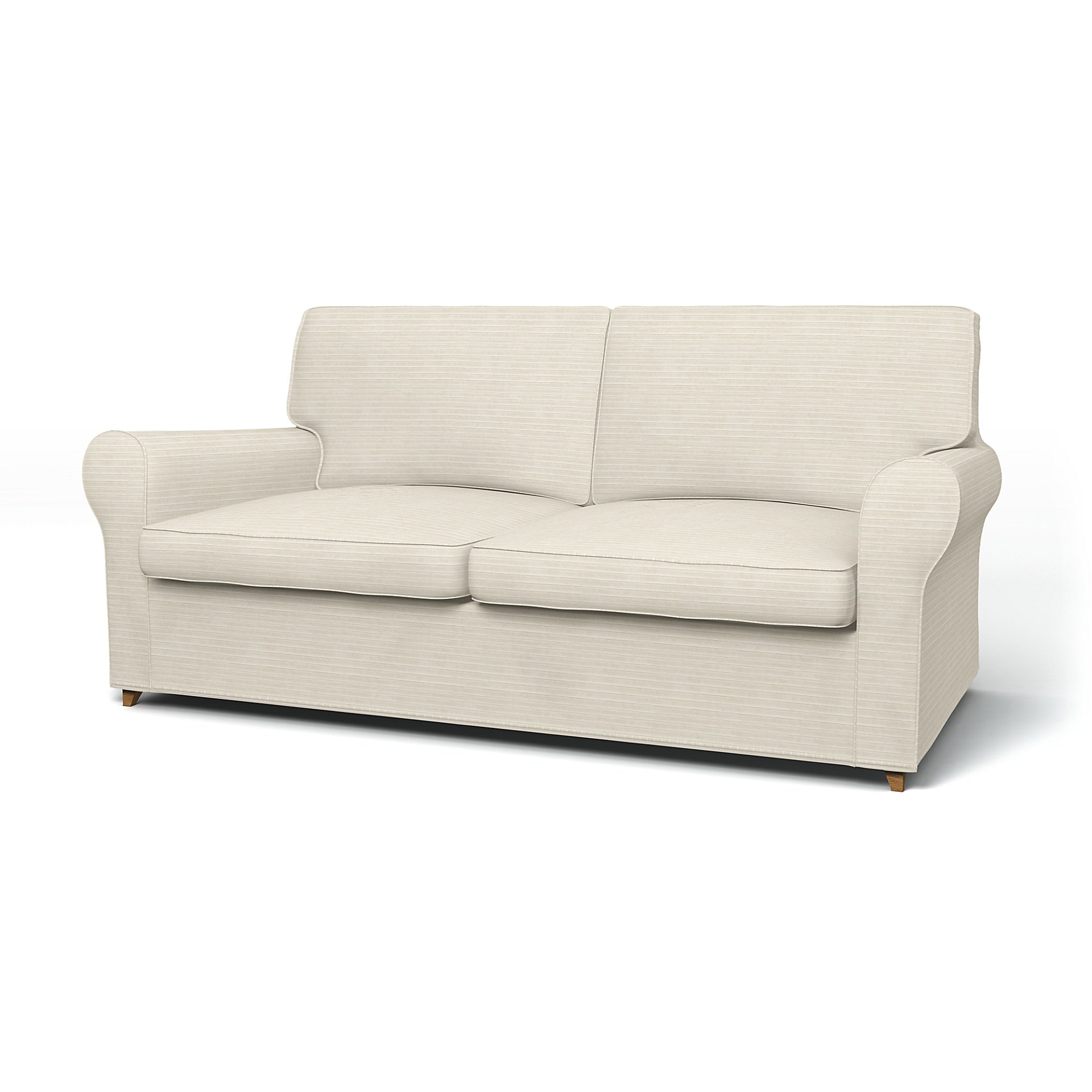 IKEA - Angby Sofa Bed Cover, Tofu, Corduroy - Bemz