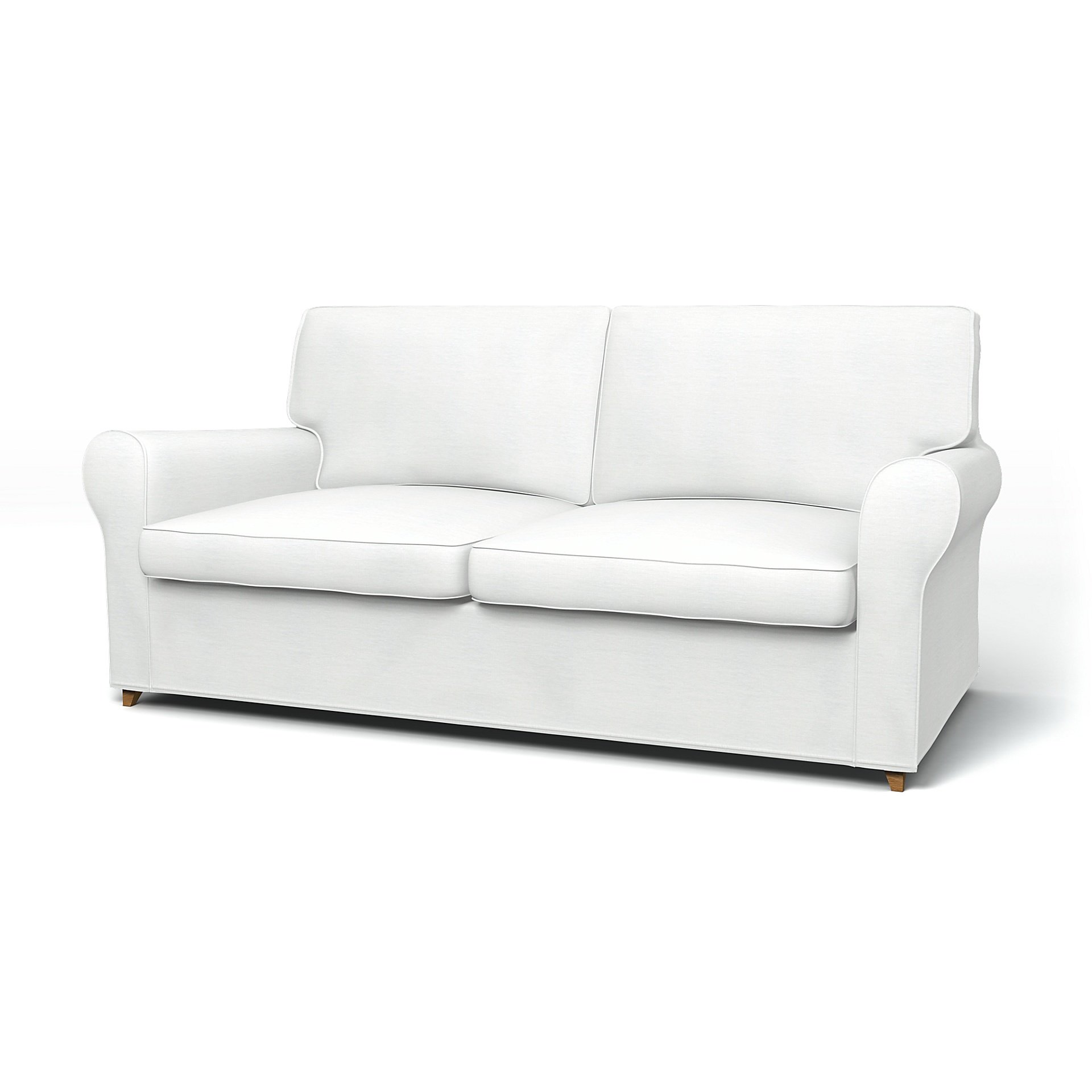 IKEA - Angby Sofa Bed Cover, White, Linen - Bemz