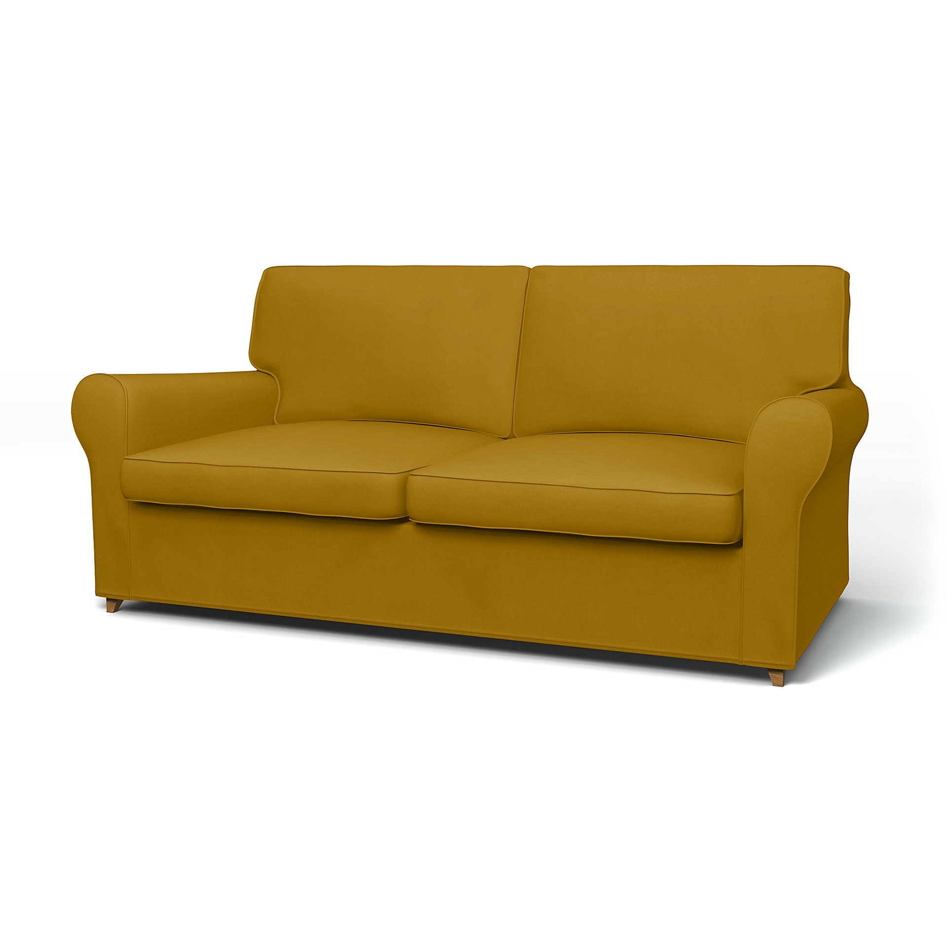 IKEA - Angby Sofa Bed Cover, Dijon, Velvet - Bemz