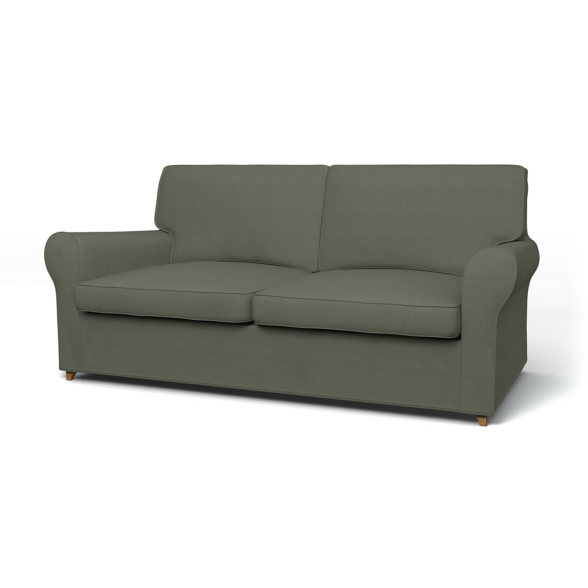 IKEA - Angby Sofa Bed Cover, Rosemary, Linen - Bemz