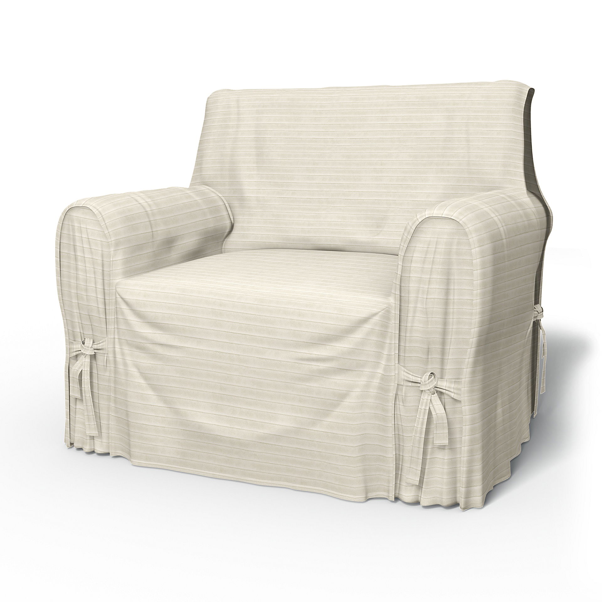 IKEA - Fåtöljöverdrag multi fit liten modell, Tofu, Manchester - Bemz