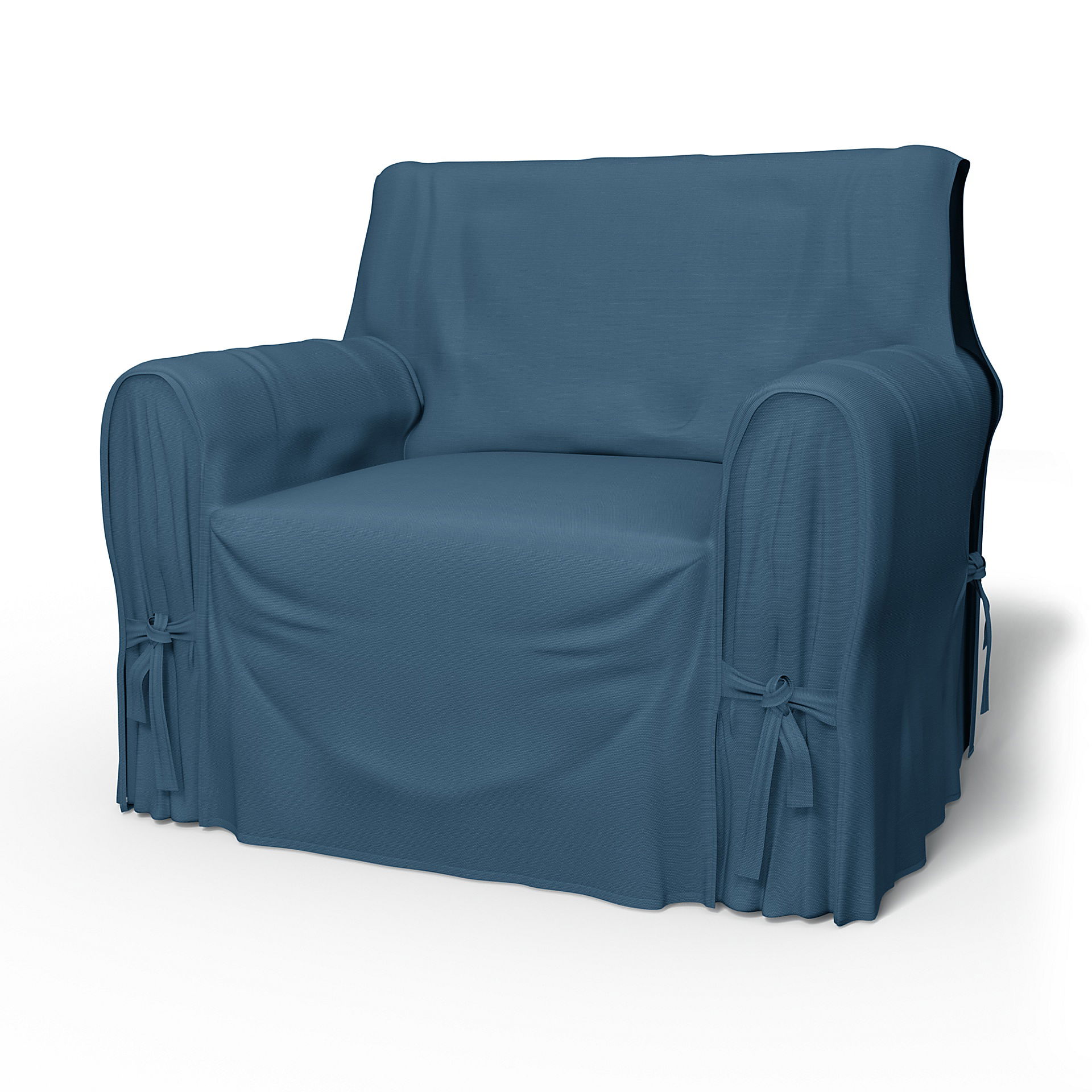 IKEA - Multi Fit Armchair Cover Small , Real Teal, Cotton - Bemz