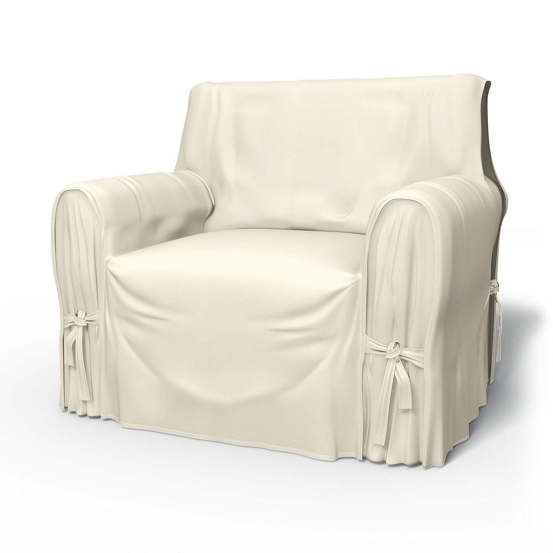 IKEA - Multi Fit Armchair Cover Large, Tofu, Cotton - Bemz