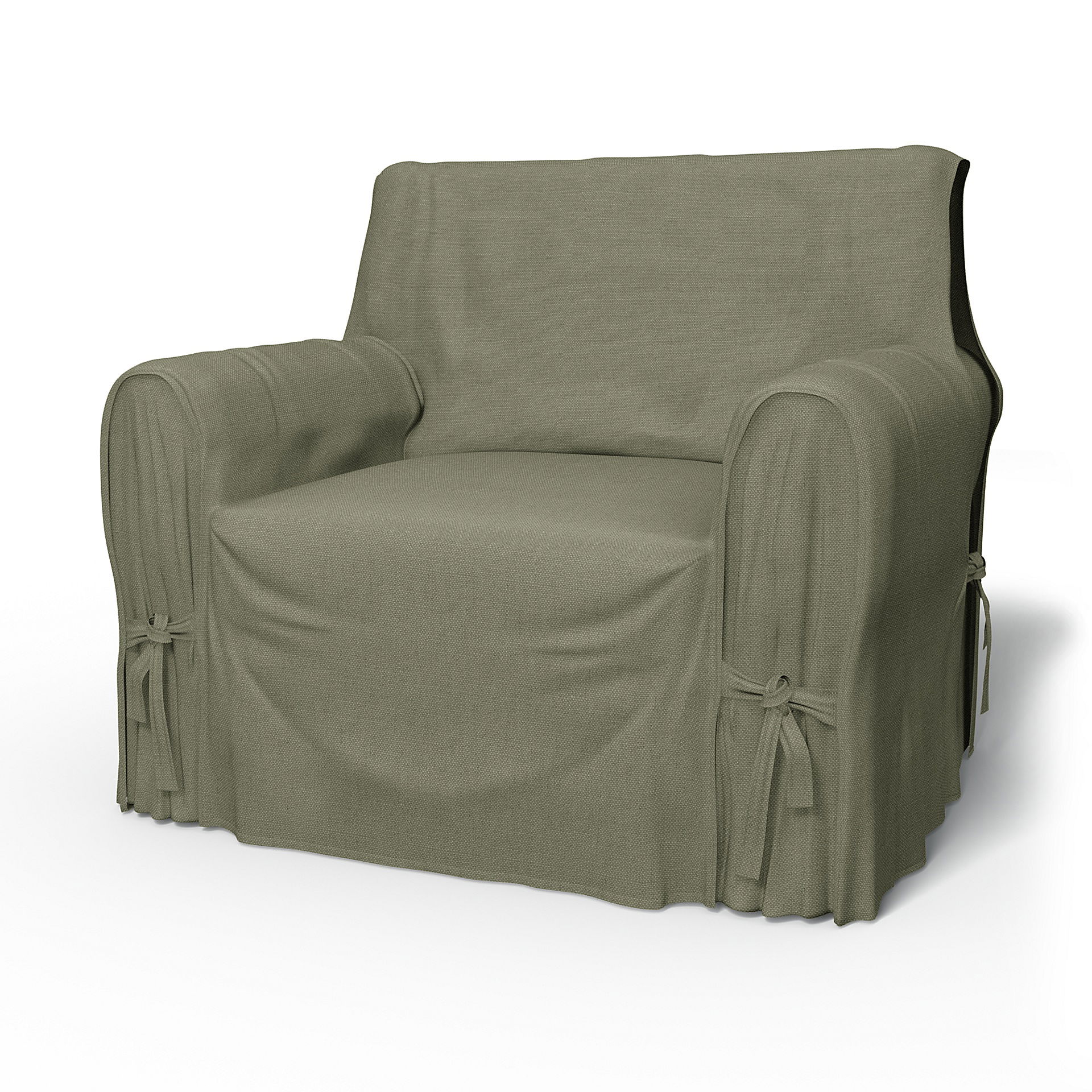 IKEA - Multi Fit Armchair Cover Large, Sage, Linen - Bemz