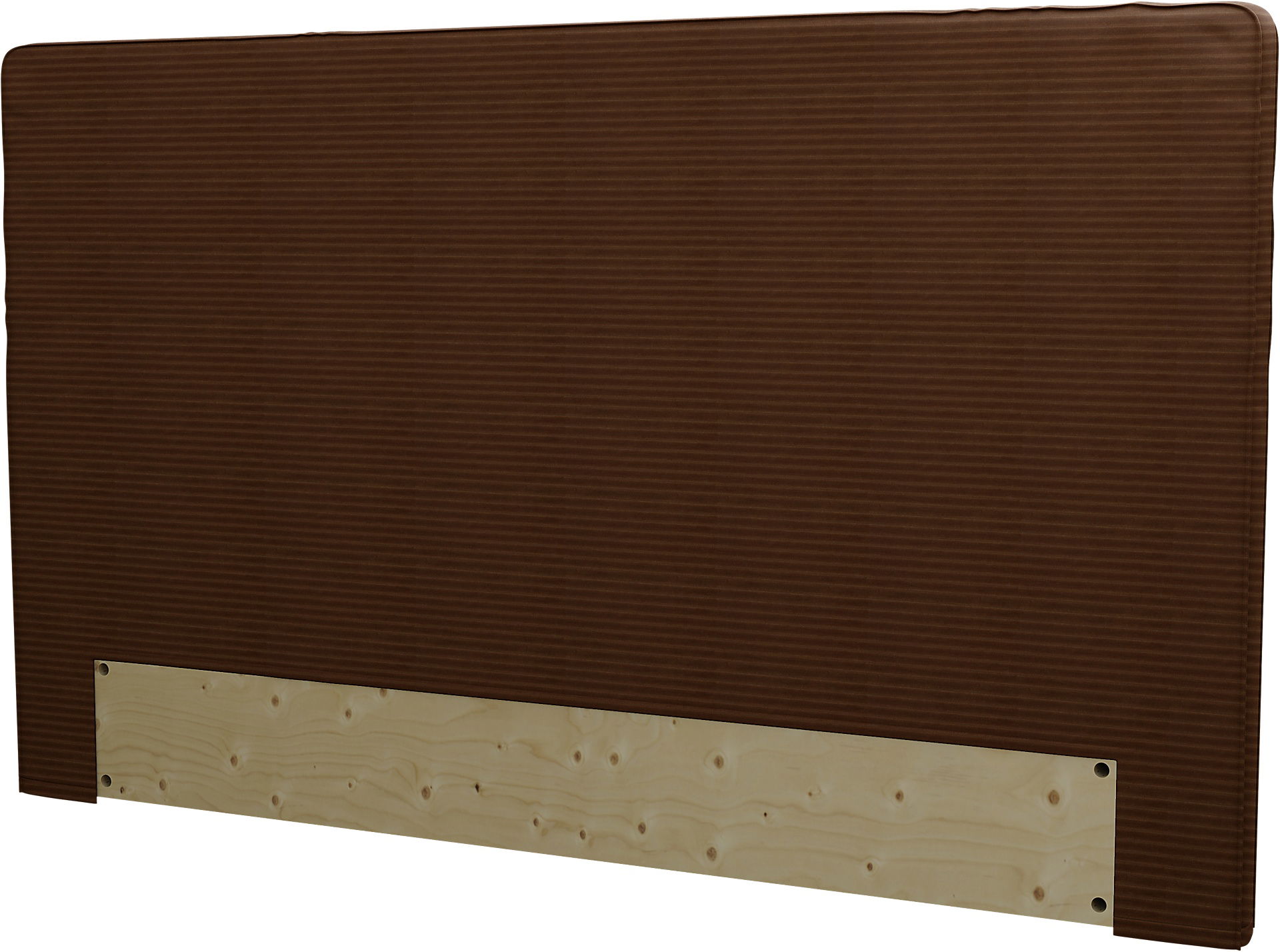 IKEA - Arnavik Headboard Cover, Chocolate Brown, Corduroy - Bemz
