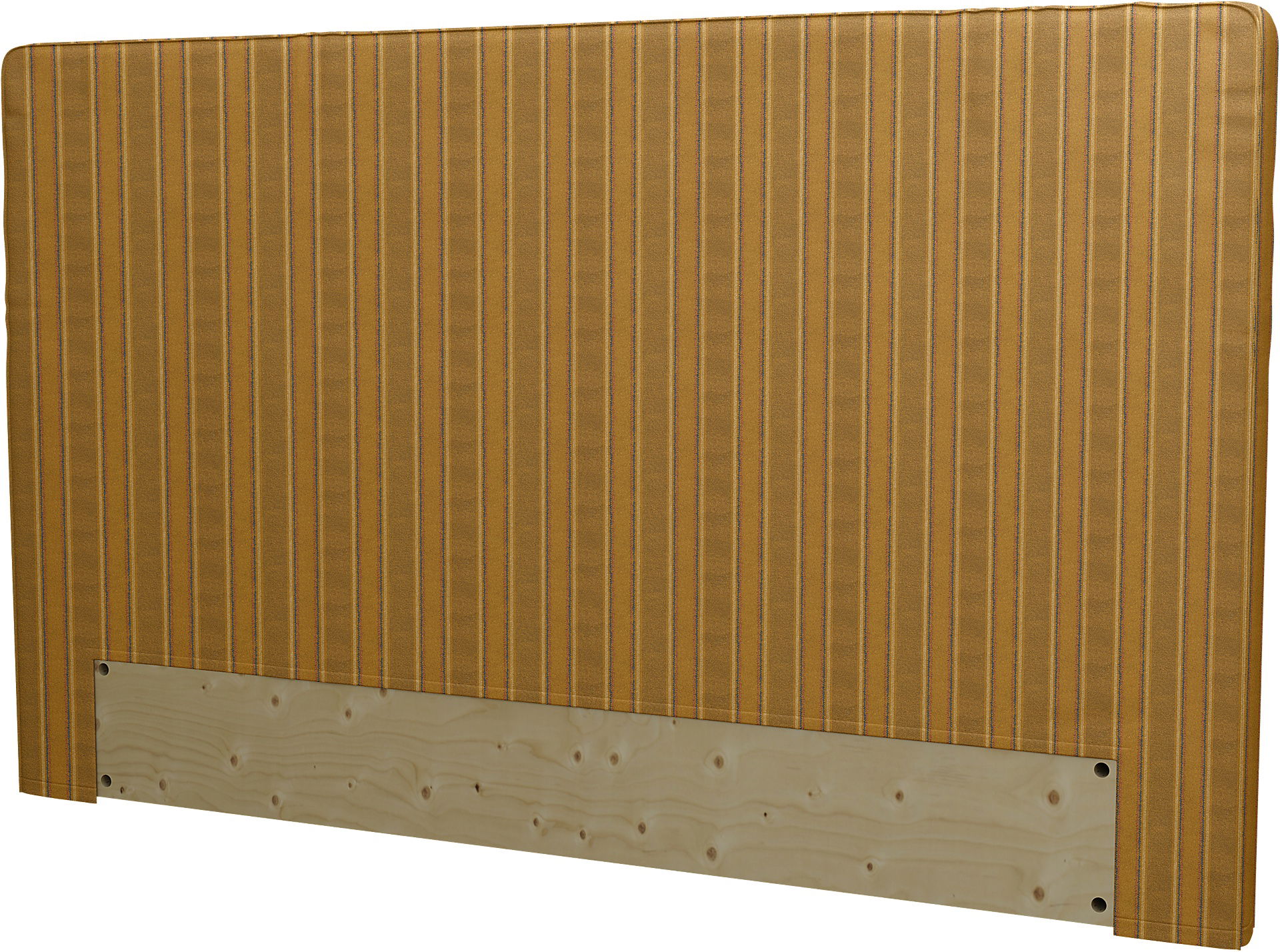 IKEA - Arnavik Headboard Cover, Mustard Stripe, Cotton - Bemz