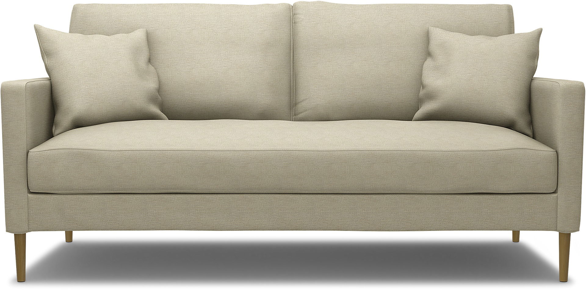 IKEA - Åsljunga 3 seater sofa, Soft White, Bouclé & Texture - Bemz