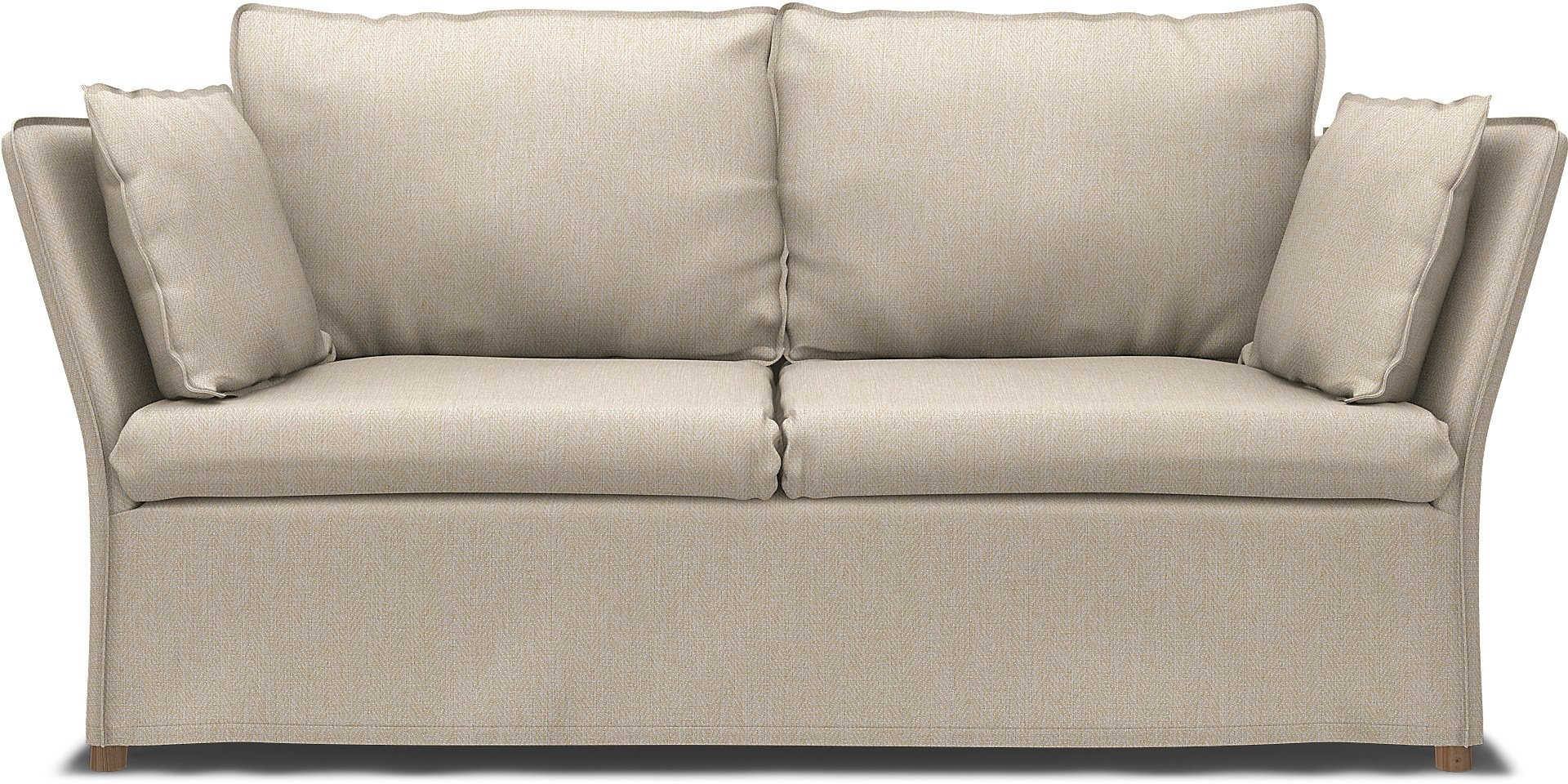IKEA - Backsalen 2 seater sofa, Natural, Boucle & Texture - Bemz