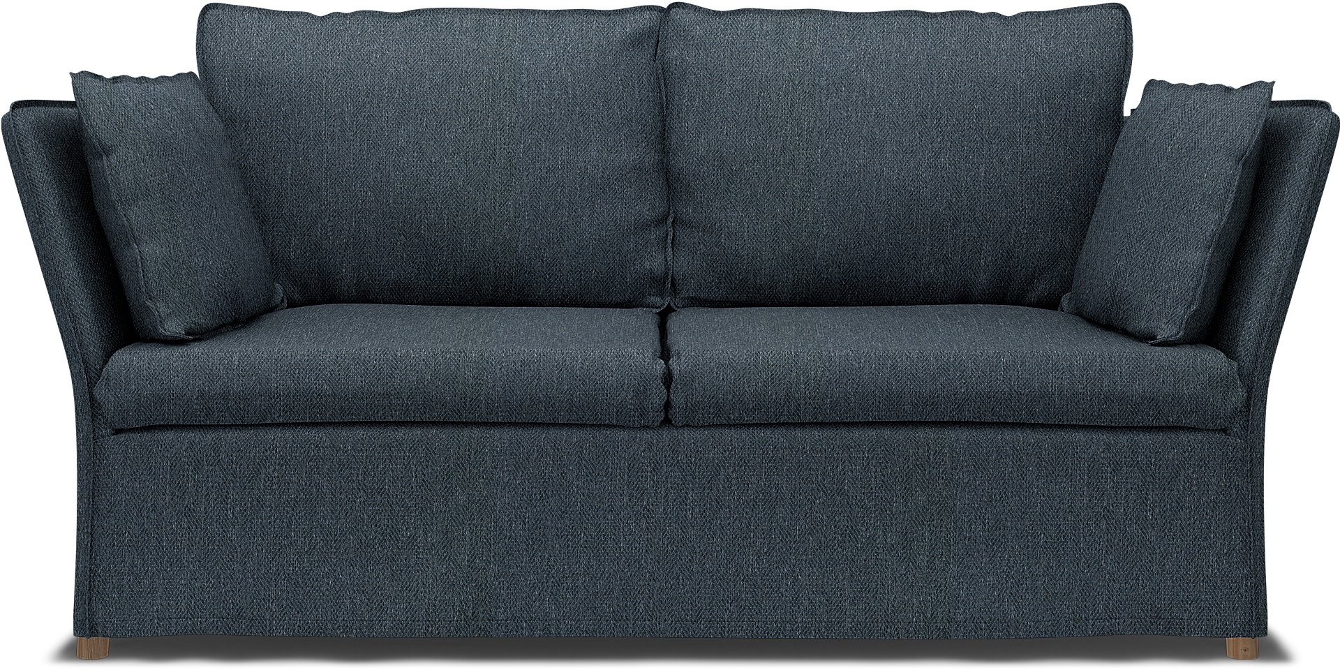IKEA - Backsalen 2 seater sofa, Denim, Boucle & Texture - Bemz