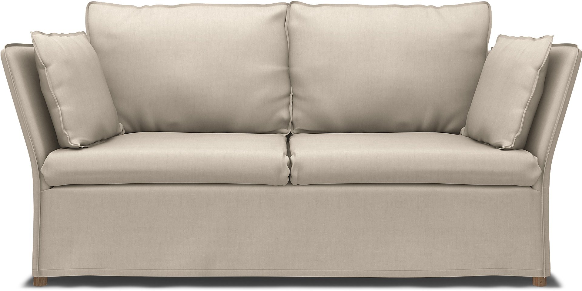 IKEA - Backsalen 2 seater sofa, Parchment, Linen - Bemz