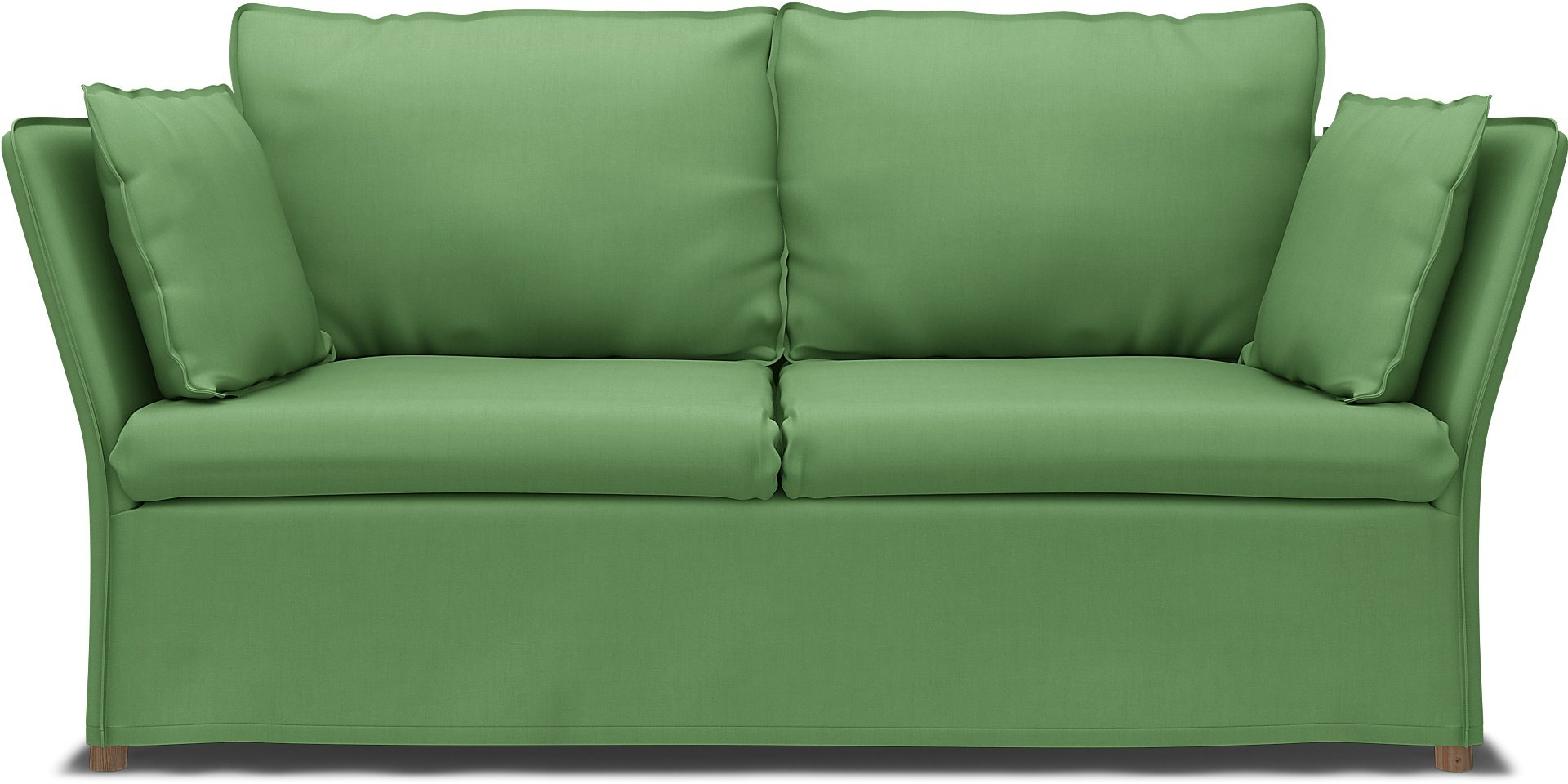 IKEA - Backsalen 2 seater sofa, Apple Green, Linen - Bemz