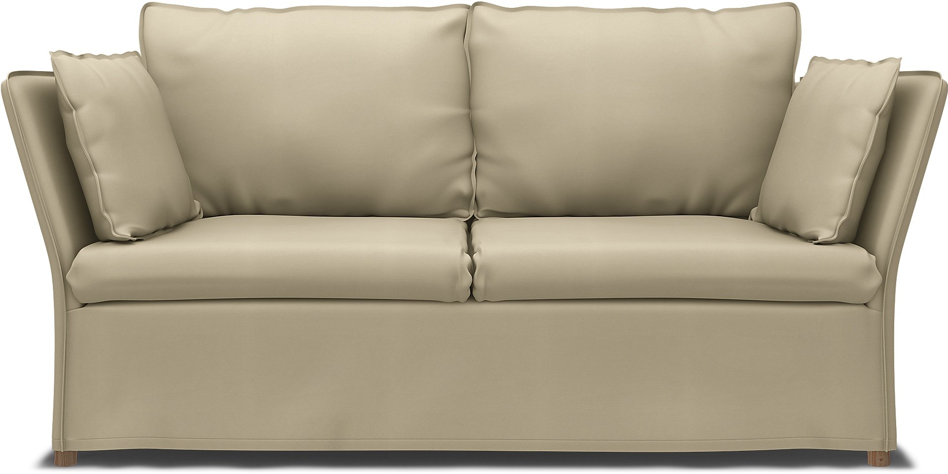 IKEA - Backsalen 2 seater sofa, Sand Beige, Cotton - Bemz