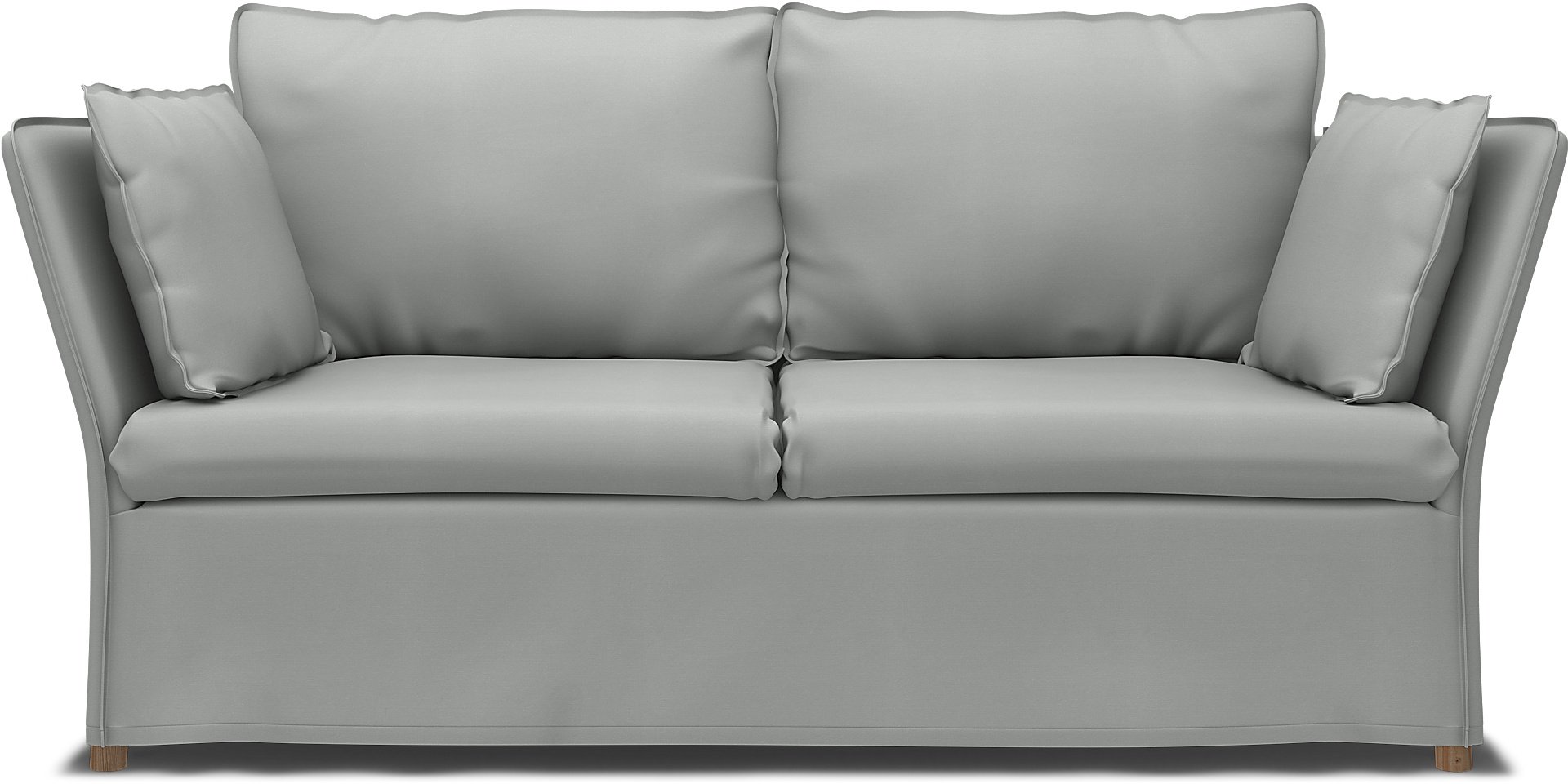 IKEA - Backsalen 2 seater sofa, Silver Grey, Cotton - Bemz