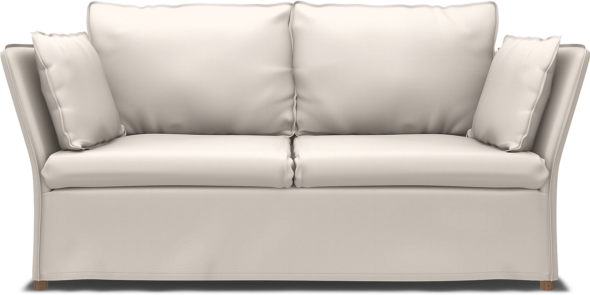 IKEA - Backsalen 2 seater sofa, Soft White, Cotton - Bemz