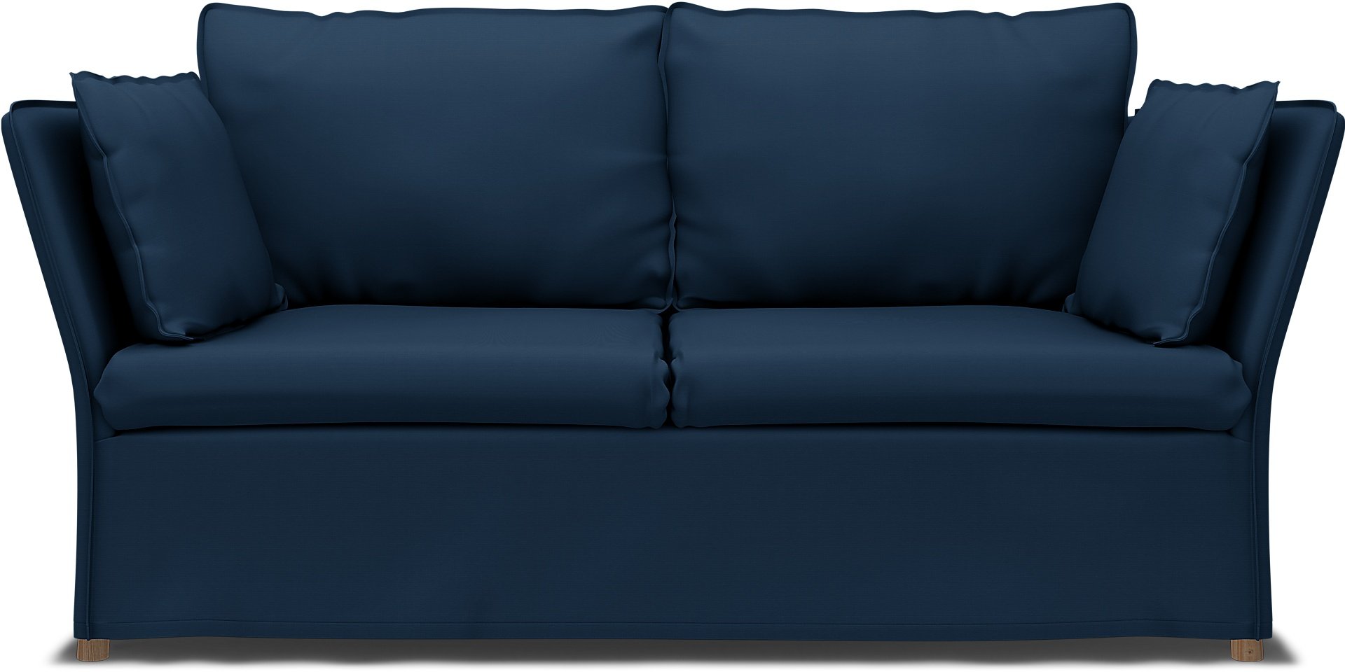 IKEA - Backsalen 2 seater sofa, Deep Navy Blue, Cotton - Bemz