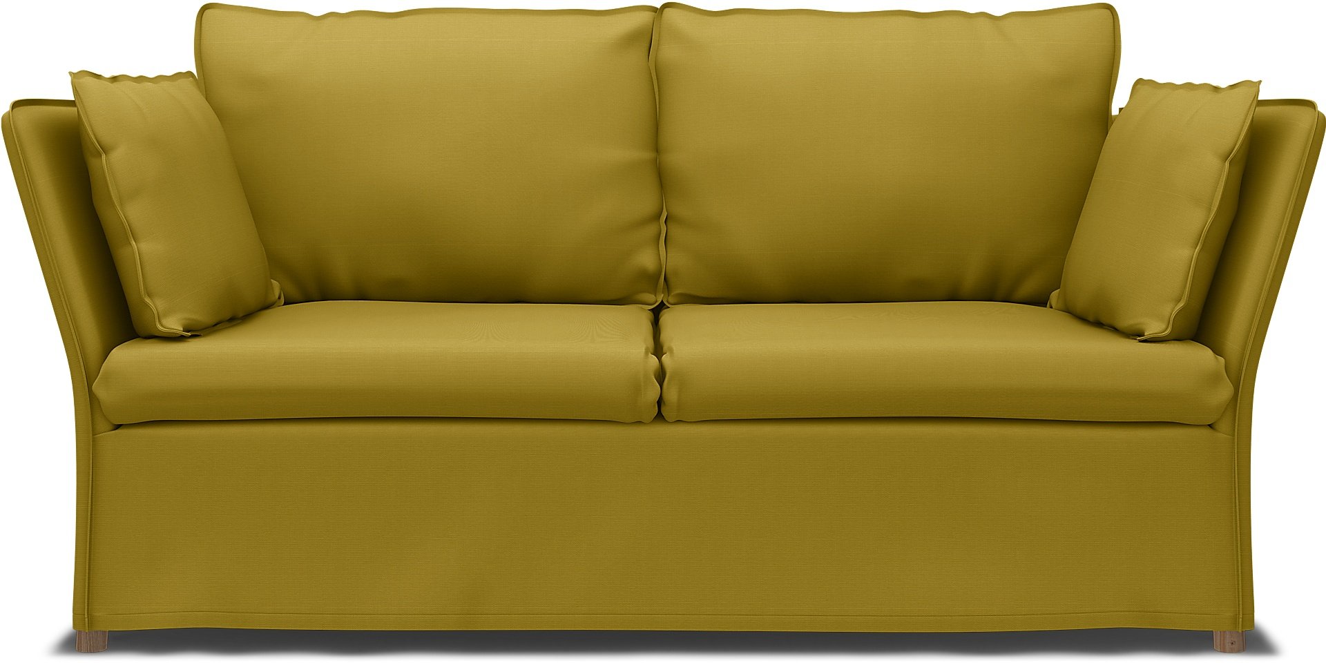 IKEA - Backsalen 2 seater sofa, Olive Oil, Cotton - Bemz