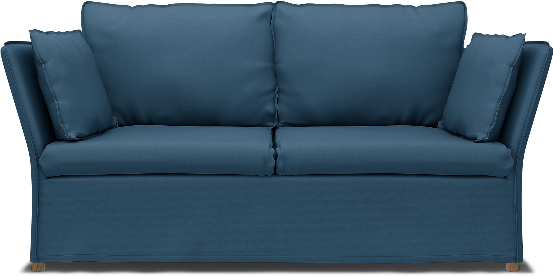 IKEA - Backsalen 2 seater sofa, Real Teal, Cotton - Bemz