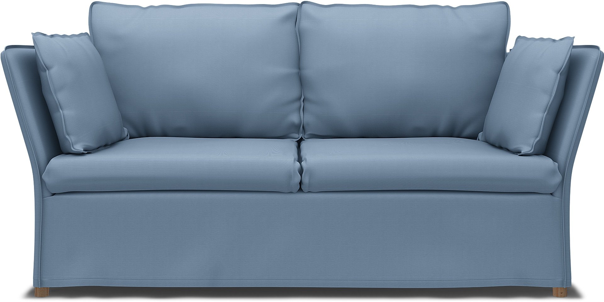 IKEA - Backsalen 2 seater sofa, Dusty Blue, Cotton - Bemz