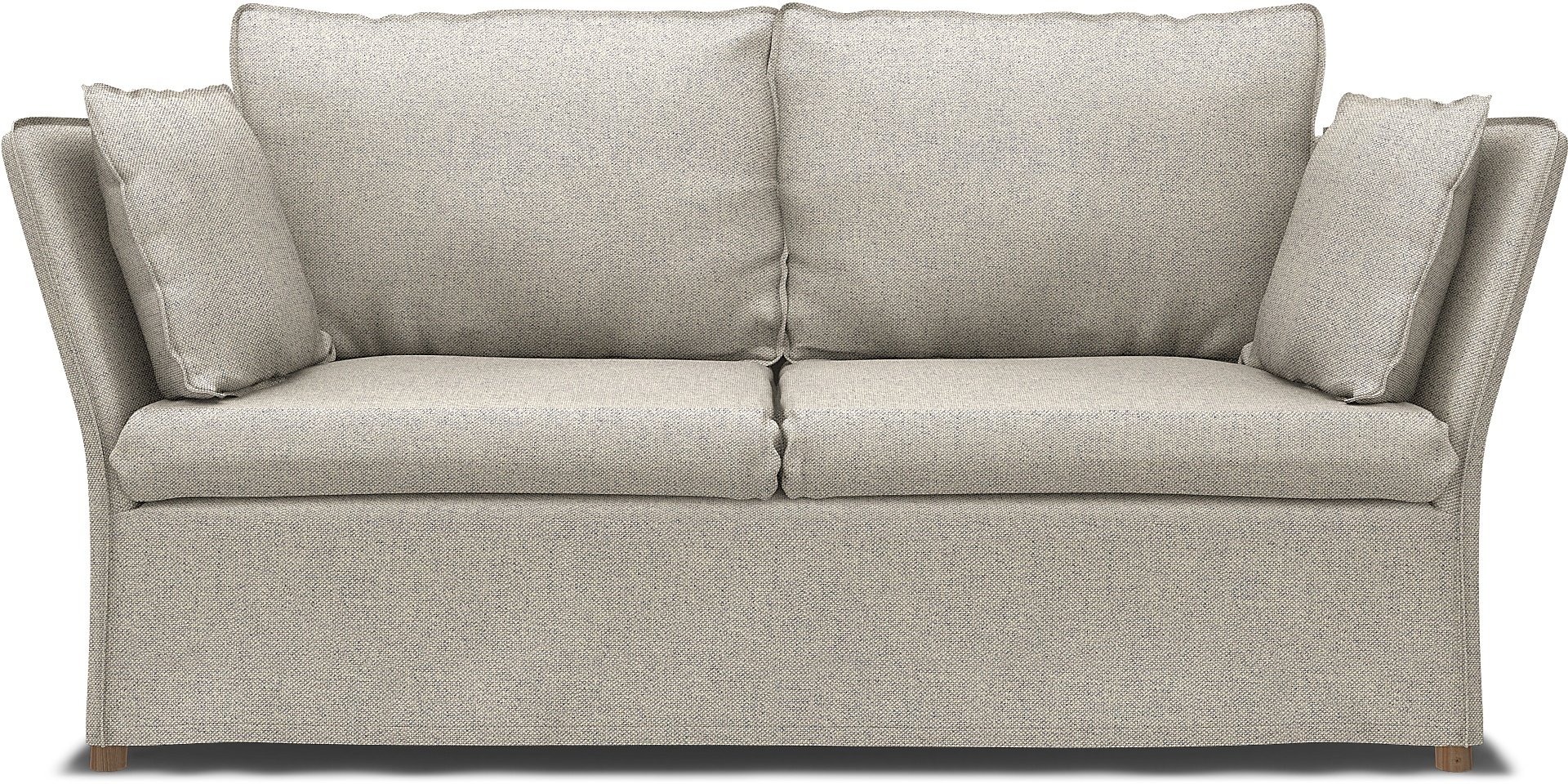 IKEA - Backsalen 2 seater sofa, Silver Grey, Cotton - Bemz