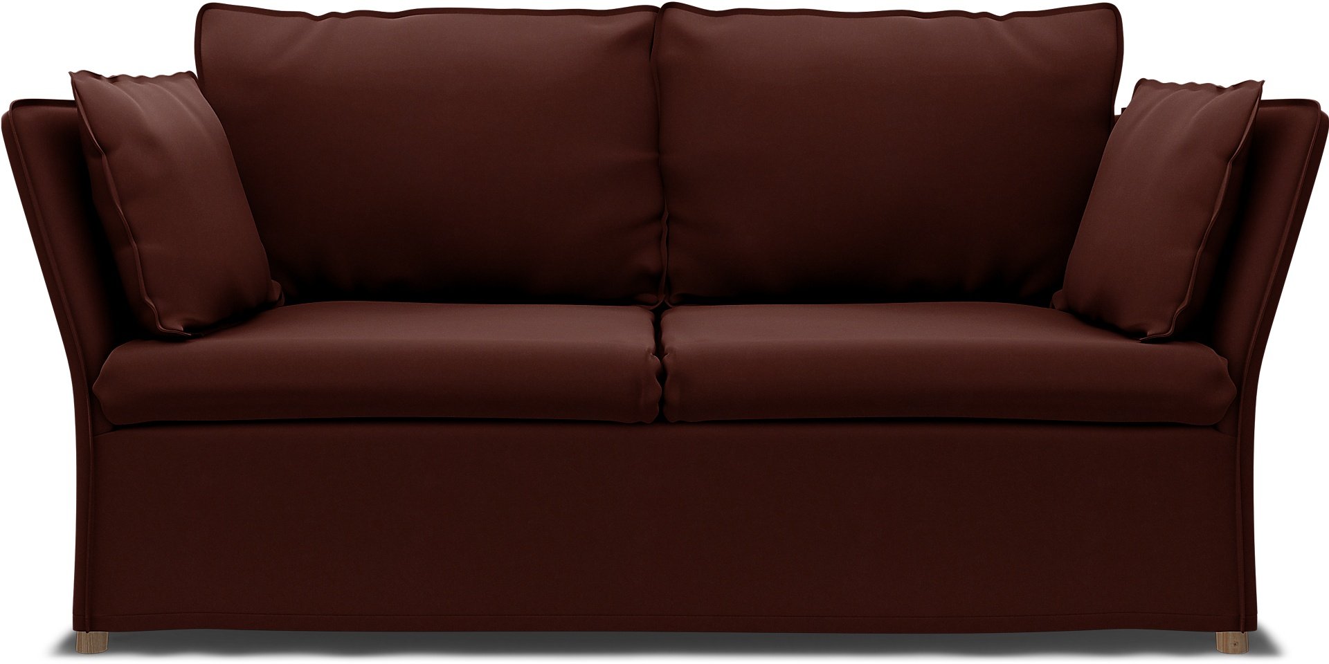 IKEA - Backsalen 2 seater sofa, Ground Coffee, Velvet - Bemz