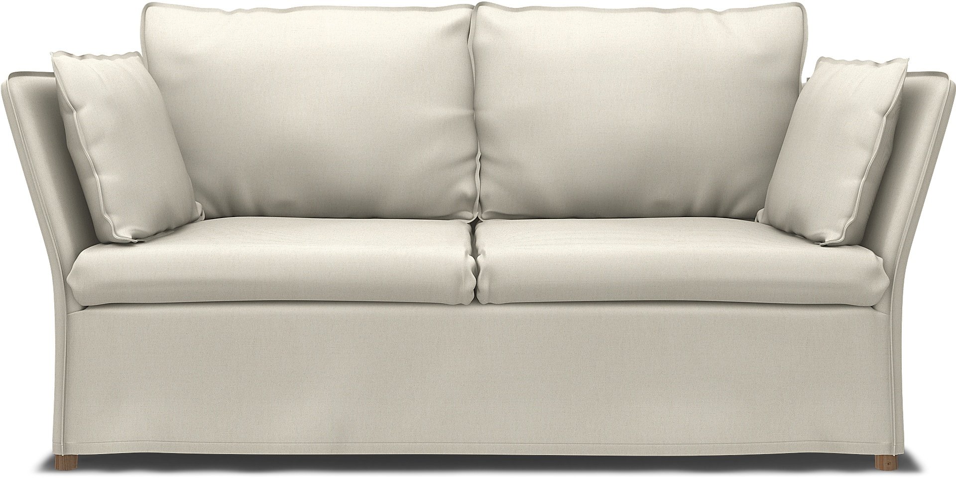 IKEA - Backsalen 2 seater sofa, Unbleached, Linen - Bemz