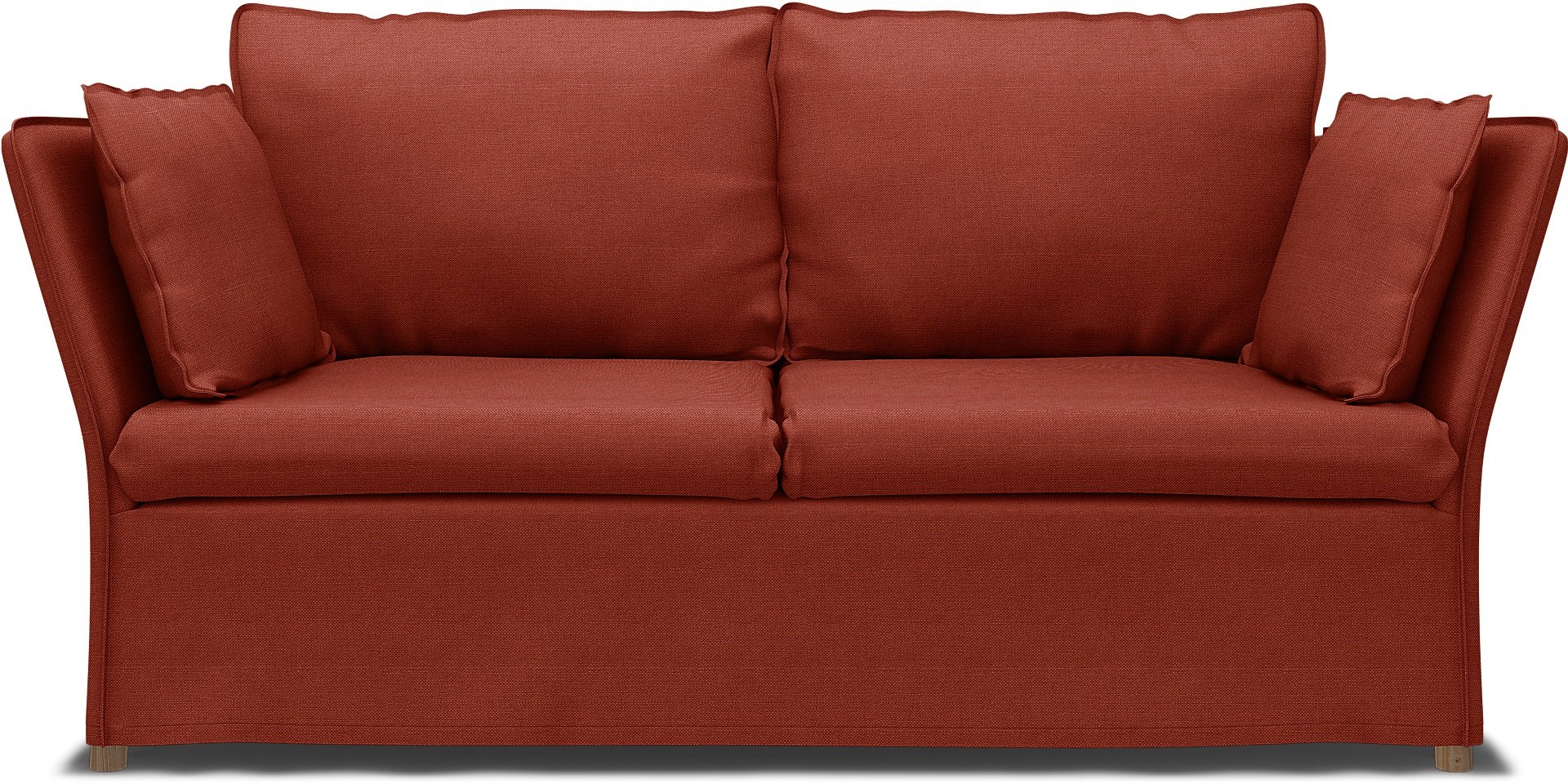 IKEA - Backsalen 2 seater sofa, Cayenne, Linen - Bemz