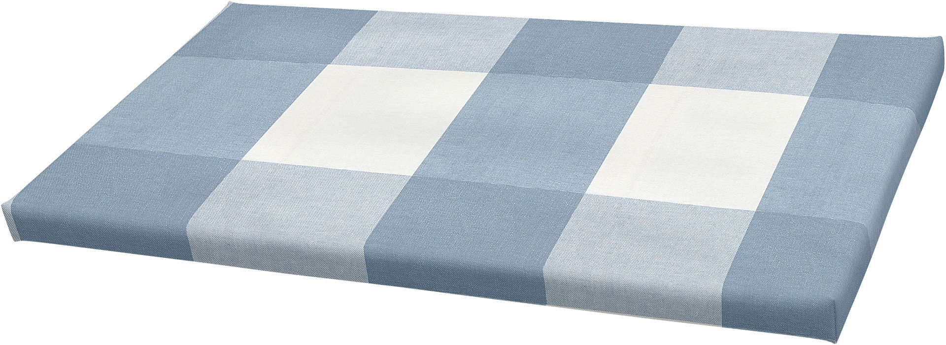 IKEA - Kuddöverdrag till Bänkkamrat 90x50x3,5 cm, Sky Blue, Linne - Bemz