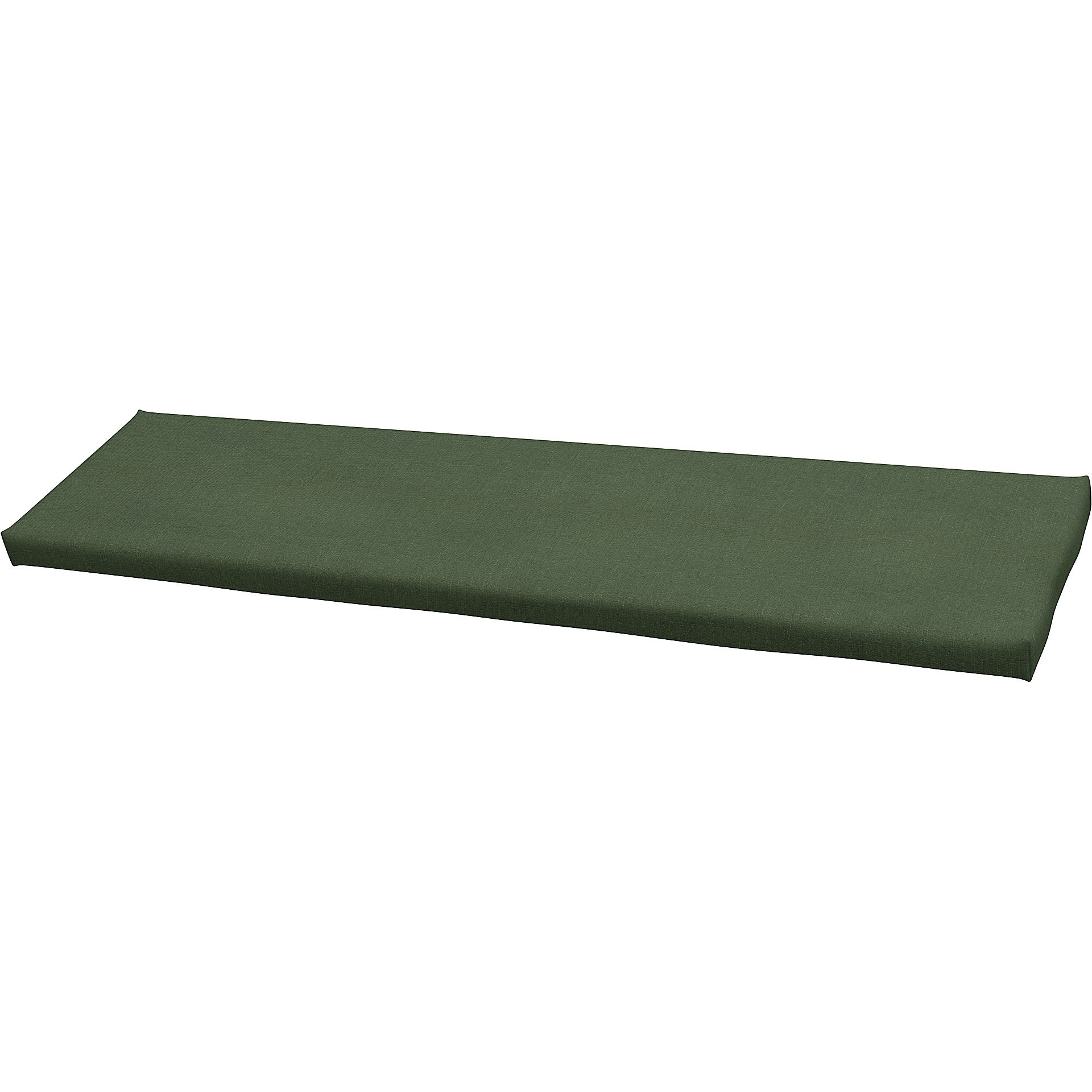 IKEA - Universal bench cushion cover 120x35x3,5 cm, Moss, Linen - Bemz