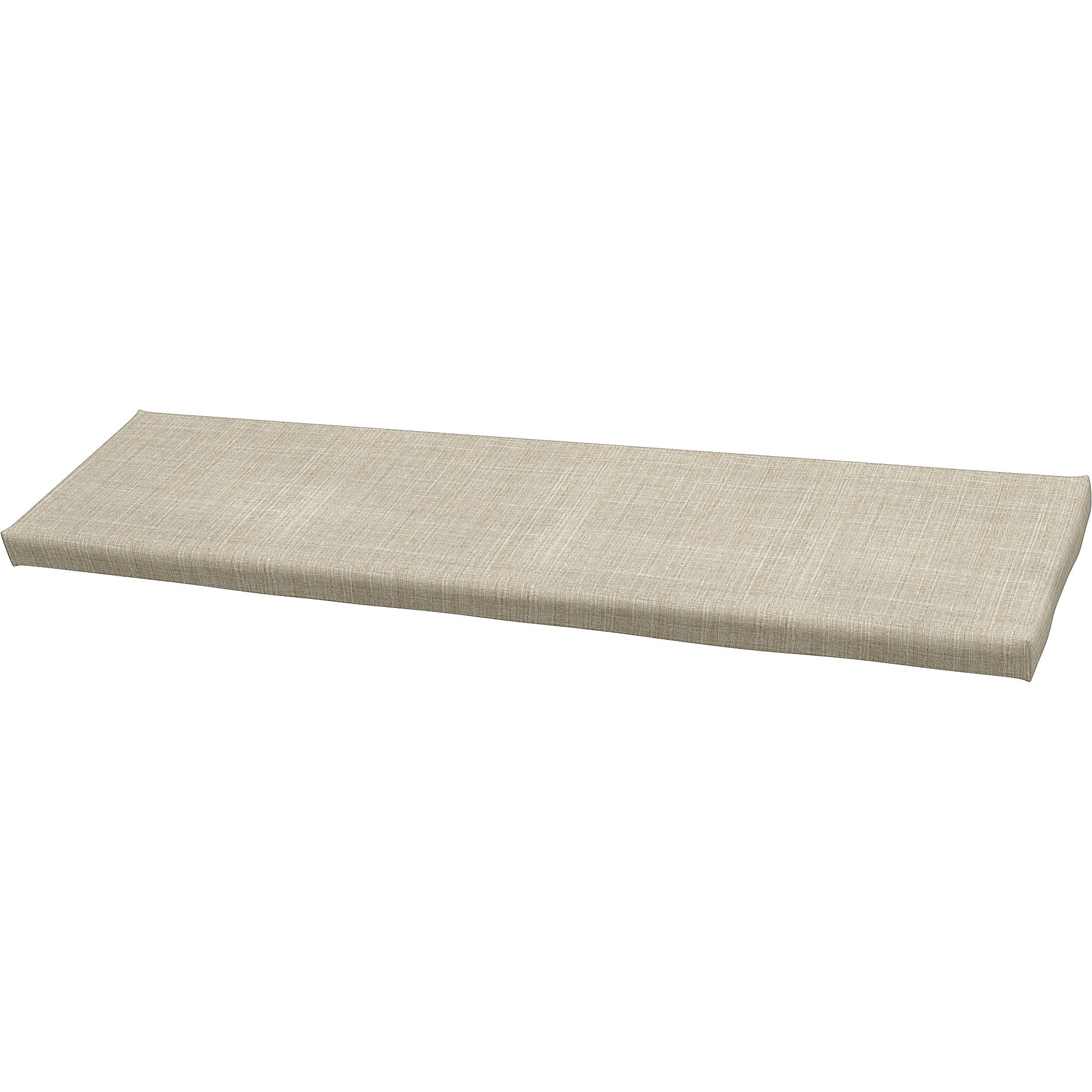 IKEA - Universal bench cushion cover 120x35x3,5 cm, Sand Beige, Boucle & Texture - Bemz