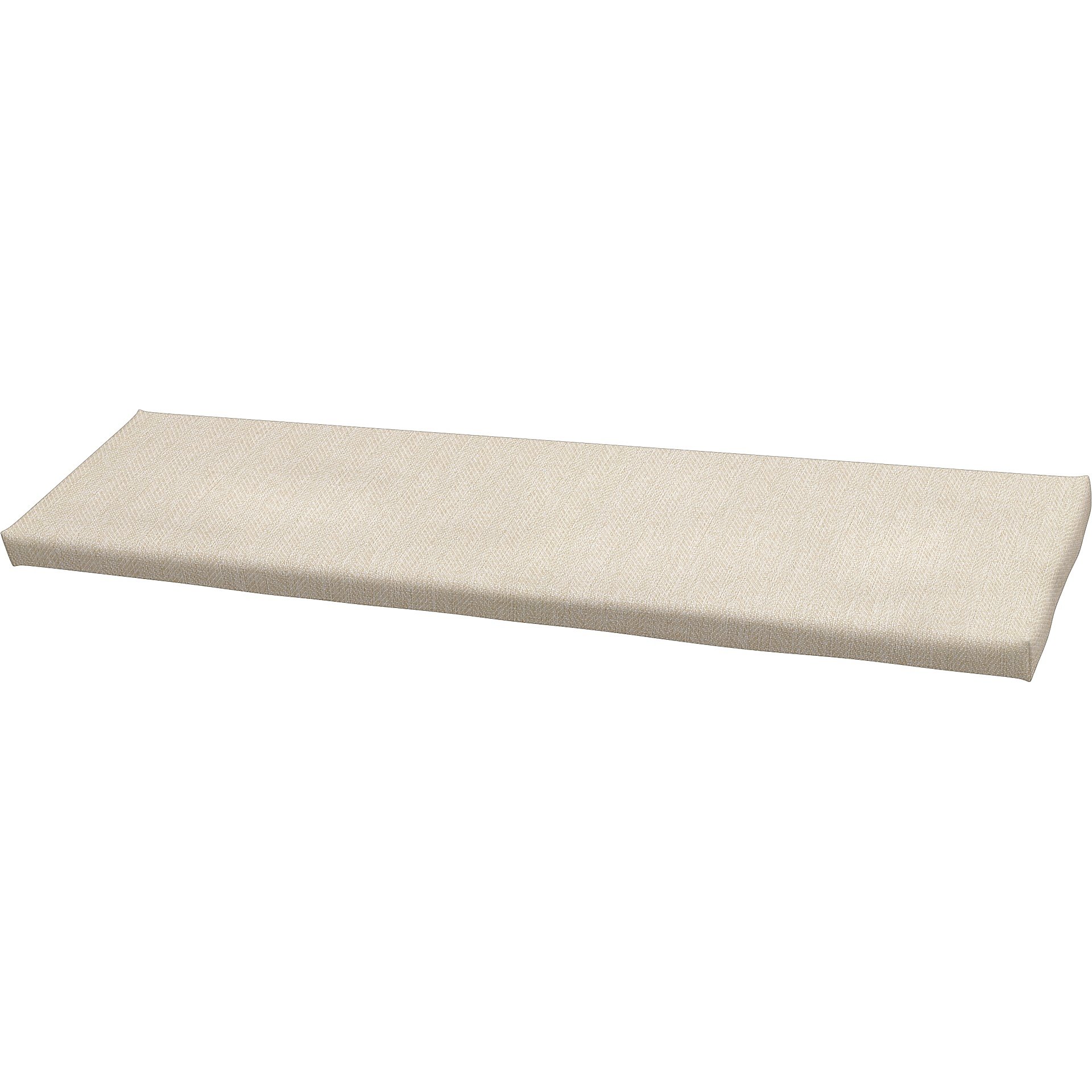 IKEA - Universal bench cushion cover 120x35x3,5 cm, Natural, Boucle & Texture - Bemz