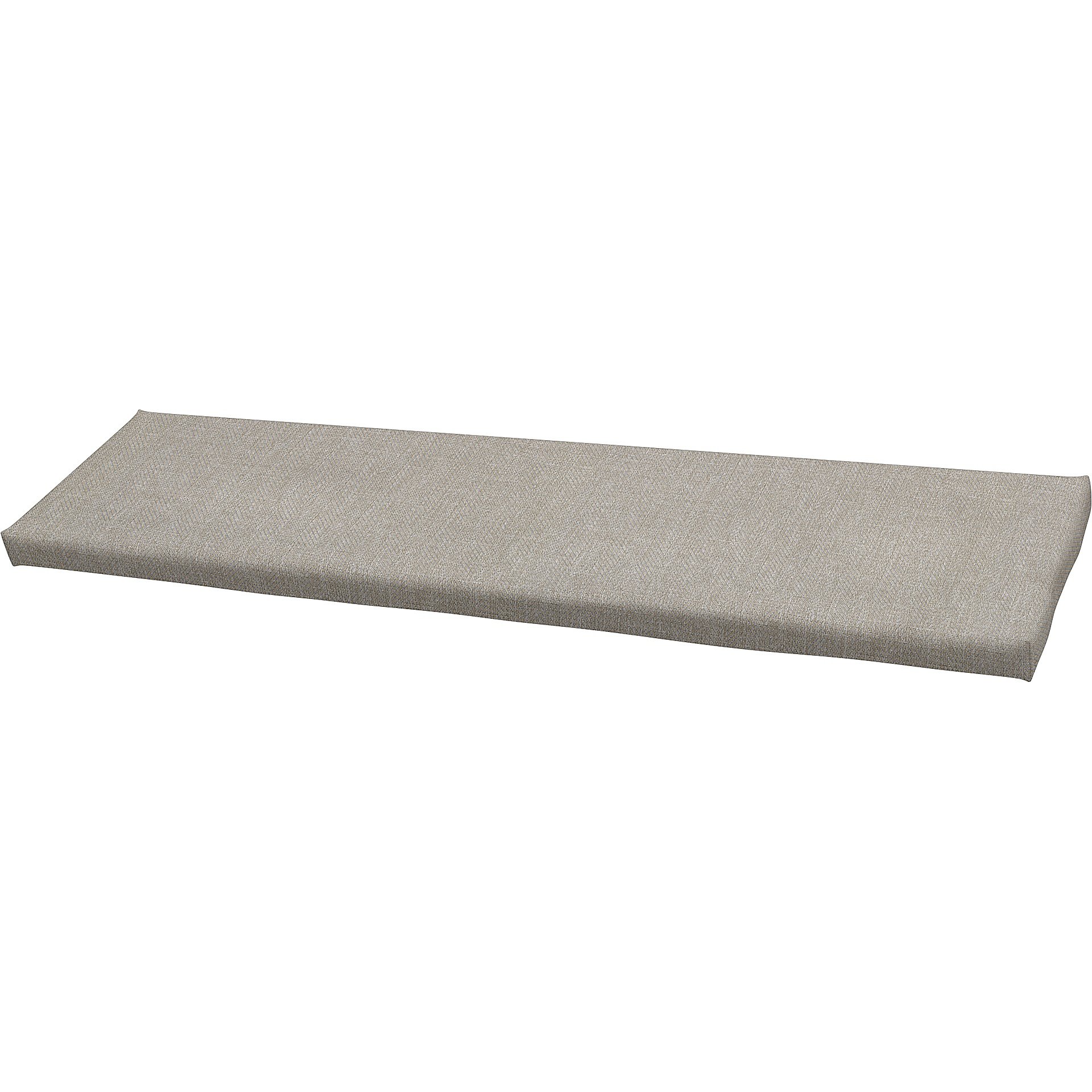 IKEA - Universal bench cushion cover 120x35x3,5 cm, Greige, Boucle & Texture - Bemz