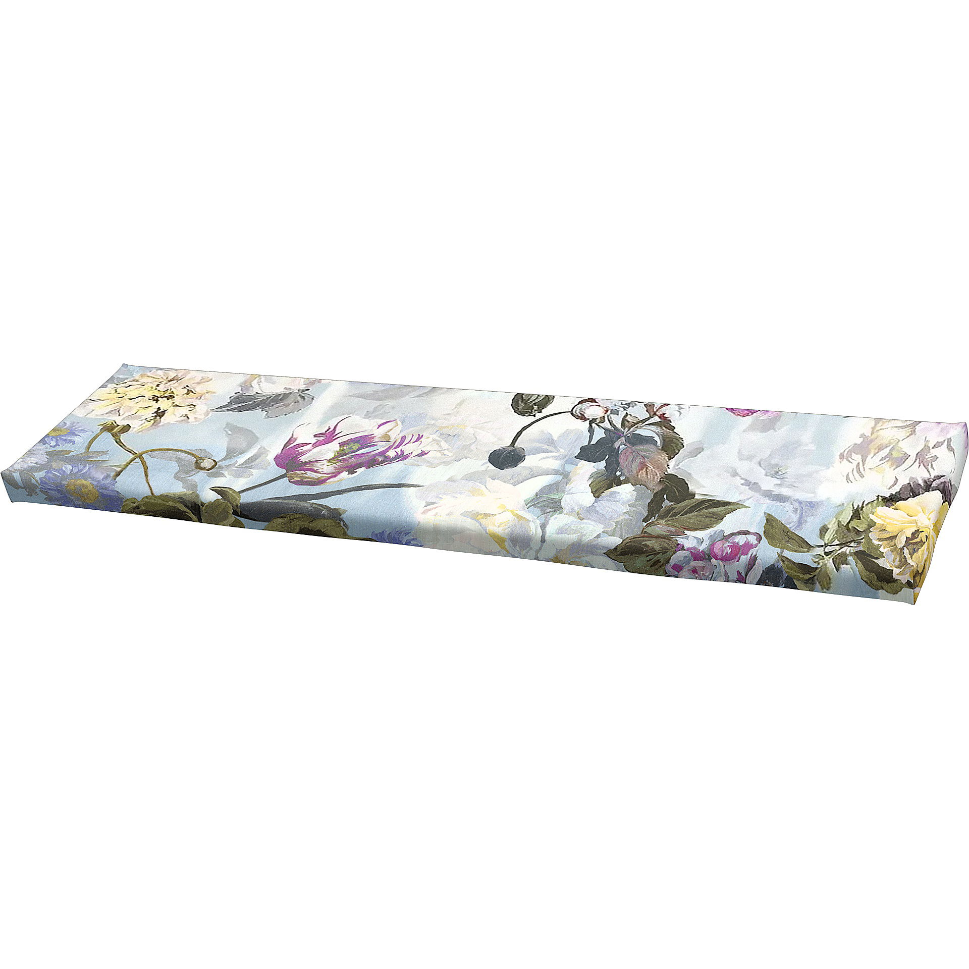 IKEA - Universal bench cushion cover 120x35x3,5 cm, Sky, Linen - Bemz