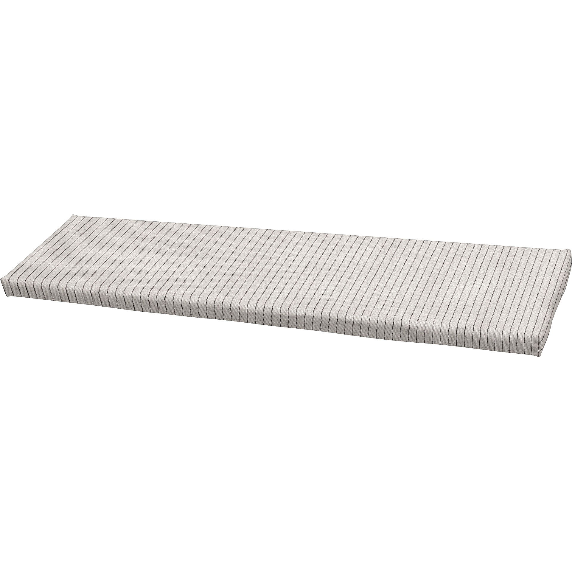 IKEA - Universellt överdrag till bänkdynor 120x35x3,5 cm, Silver Grey, Bomull - Bemz