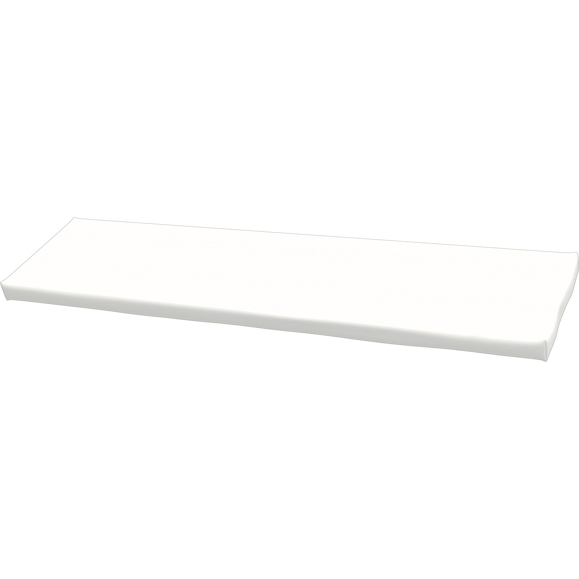 IKEA - Universal bench cushion cover 120x35x3,5 cm, Absolute White, Linen - Bemz