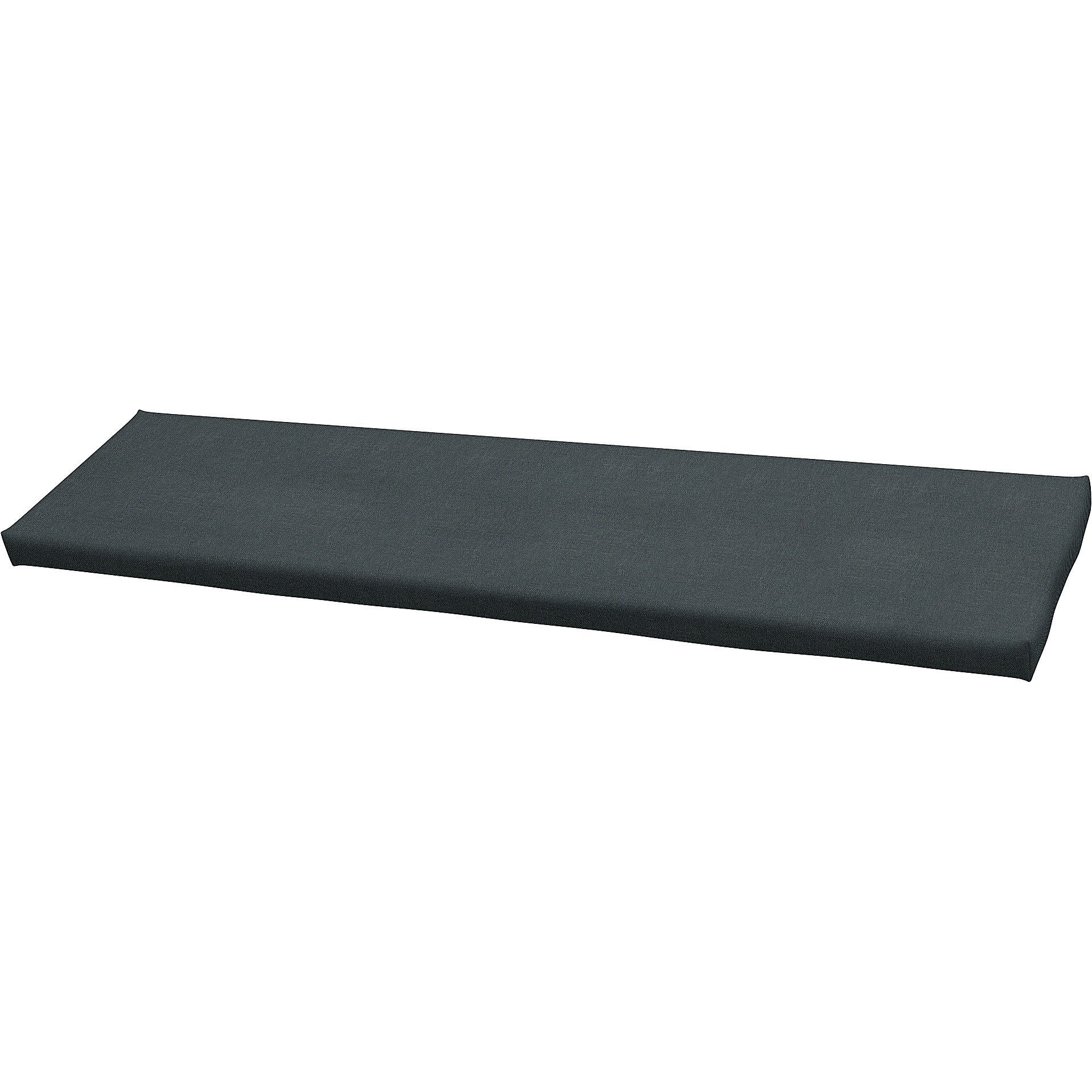 IKEA - Universal bench cushion cover 120x35x3,5 cm, Graphite Grey, Linen - Bemz