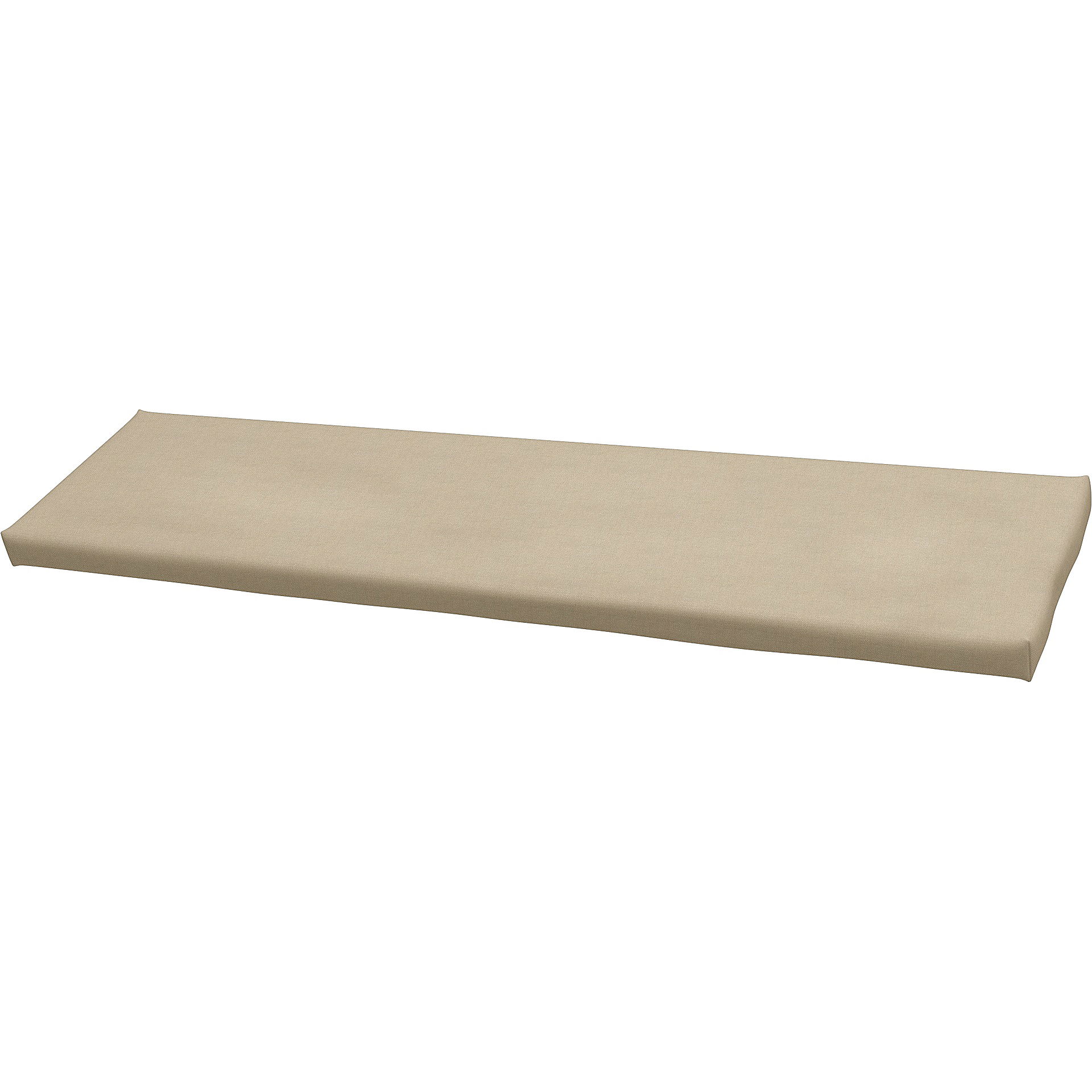 IKEA - Universal bench cushion cover 120x35x3,5 cm, Tan, Linen - Bemz