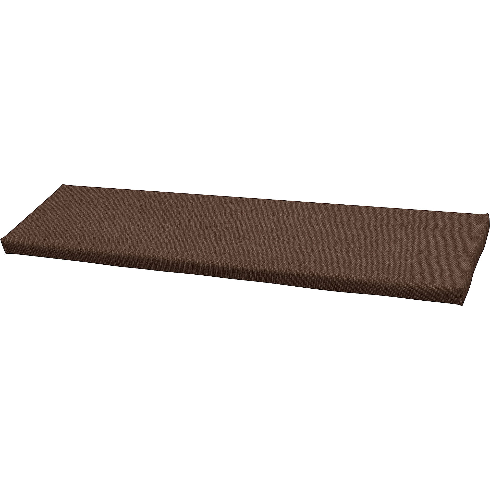 IKEA - Universal bench cushion cover 120x35x3,5 cm, Chocolate, Linen - Bemz