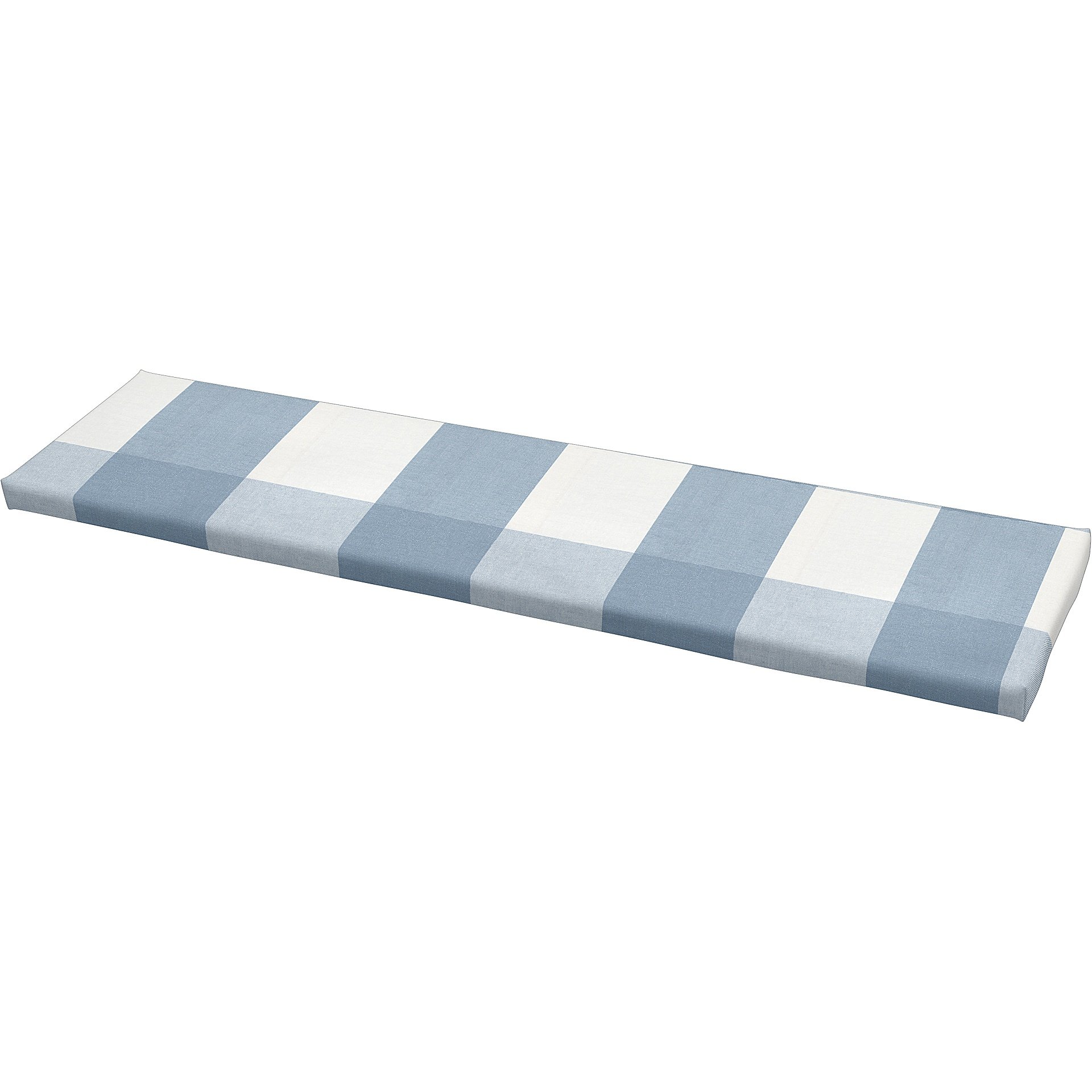 IKEA - Universal bench cushion cover 140x35x3,5 cm, Sky Blue, Linen - Bemz
