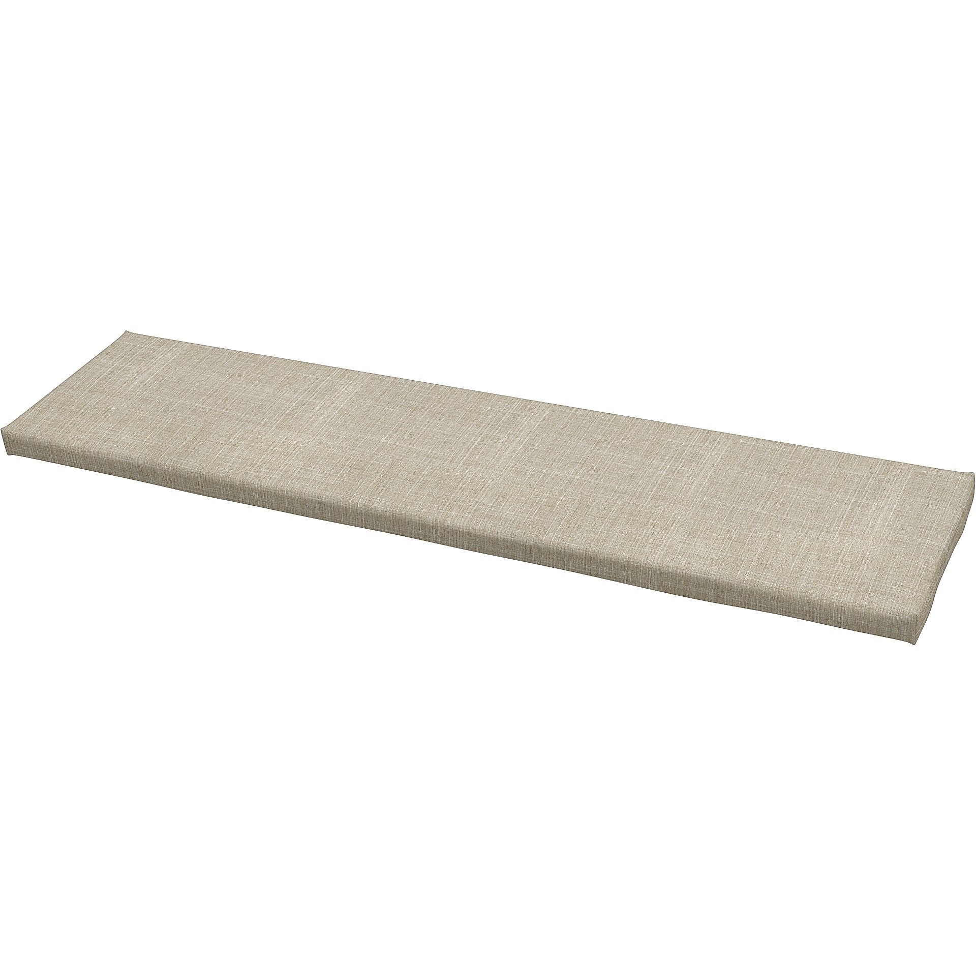 IKEA - Universal bench cushion cover 140x35x3,5 cm, Sand Beige, Boucle & Texture - Bemz